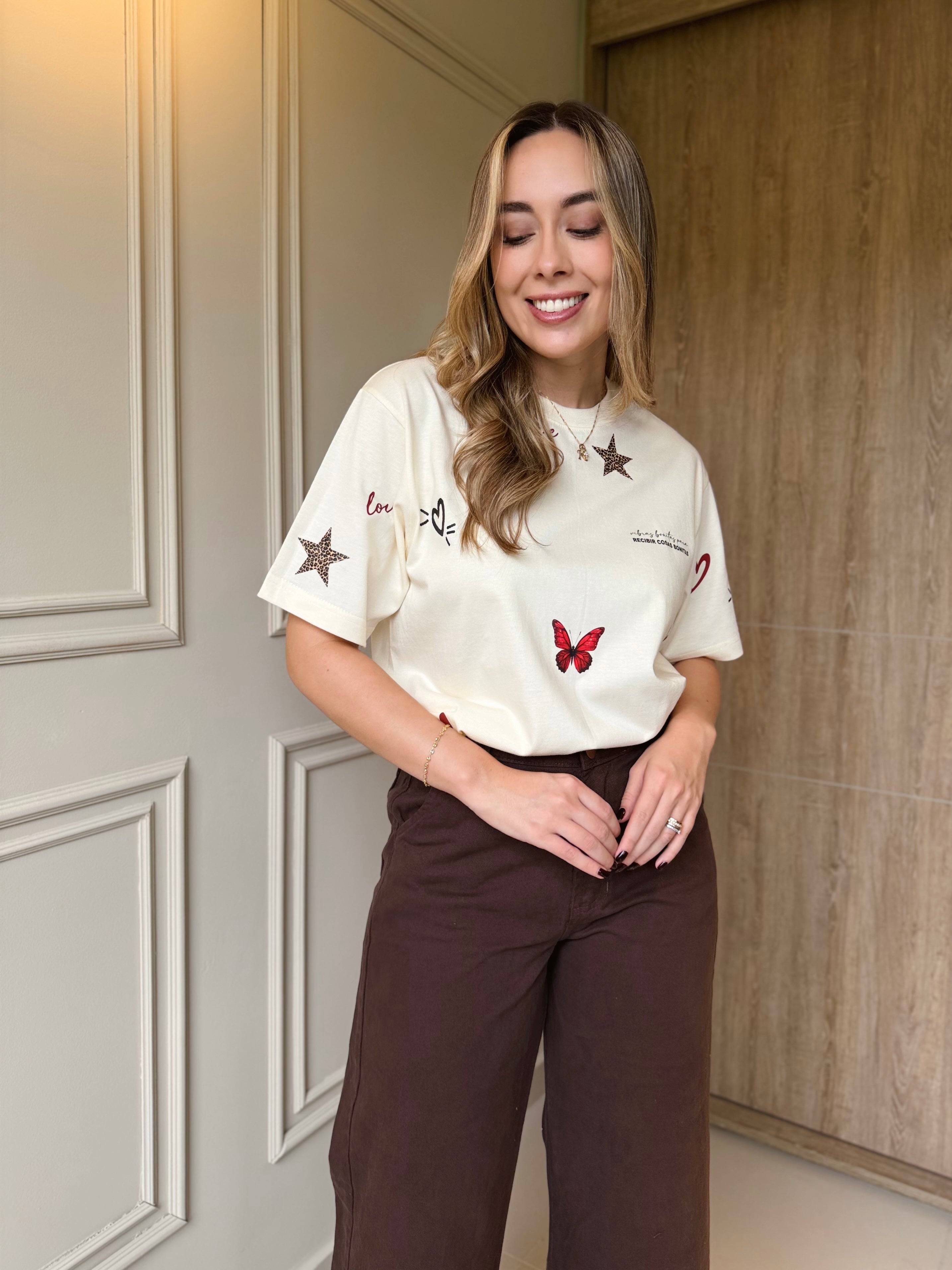 CAMISETA ESTRELLAS MARIPOSA