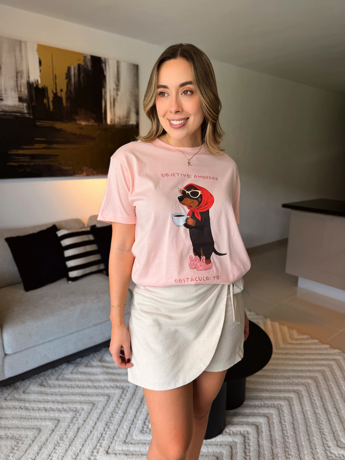 CAMISETA ROSA SALCHICHA