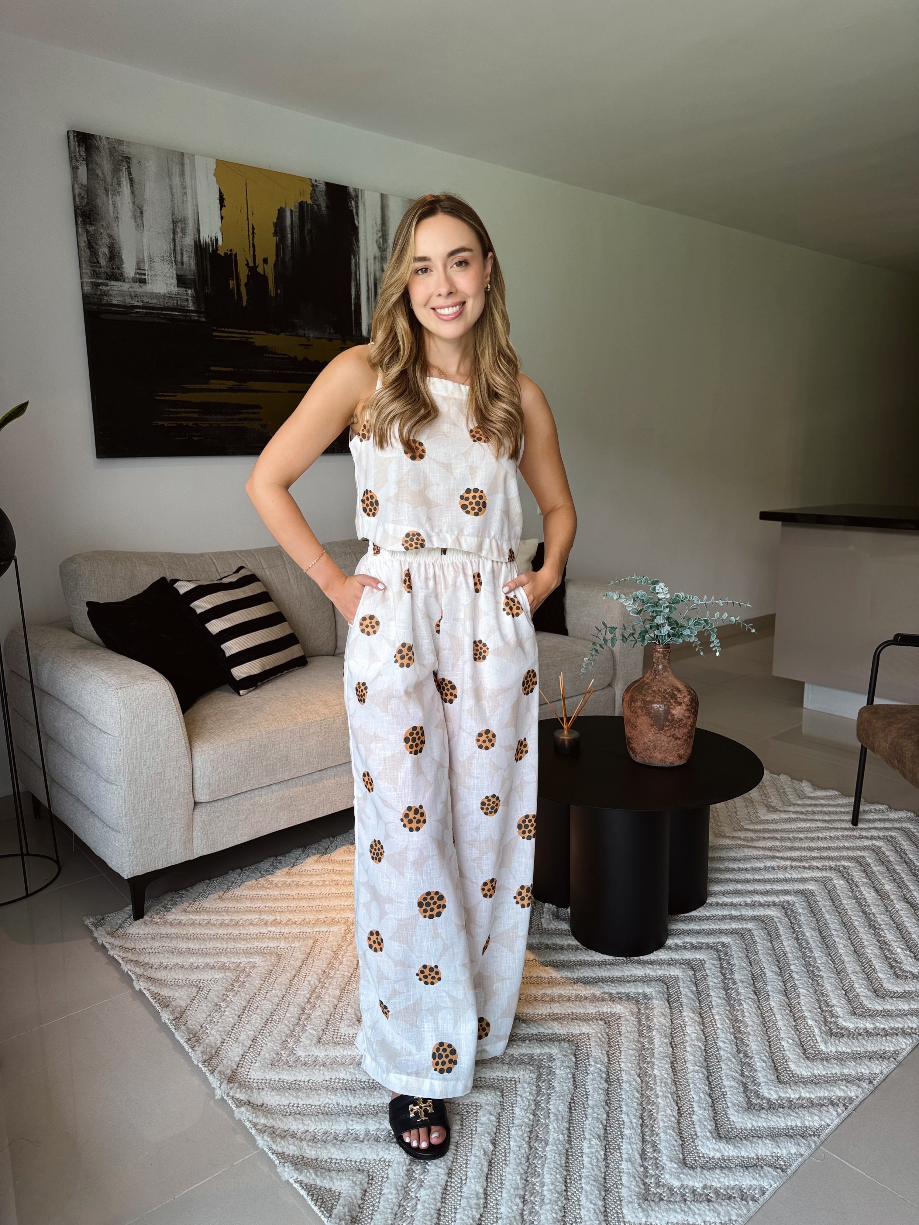 SET AMALFI PRINT GIRASOLES