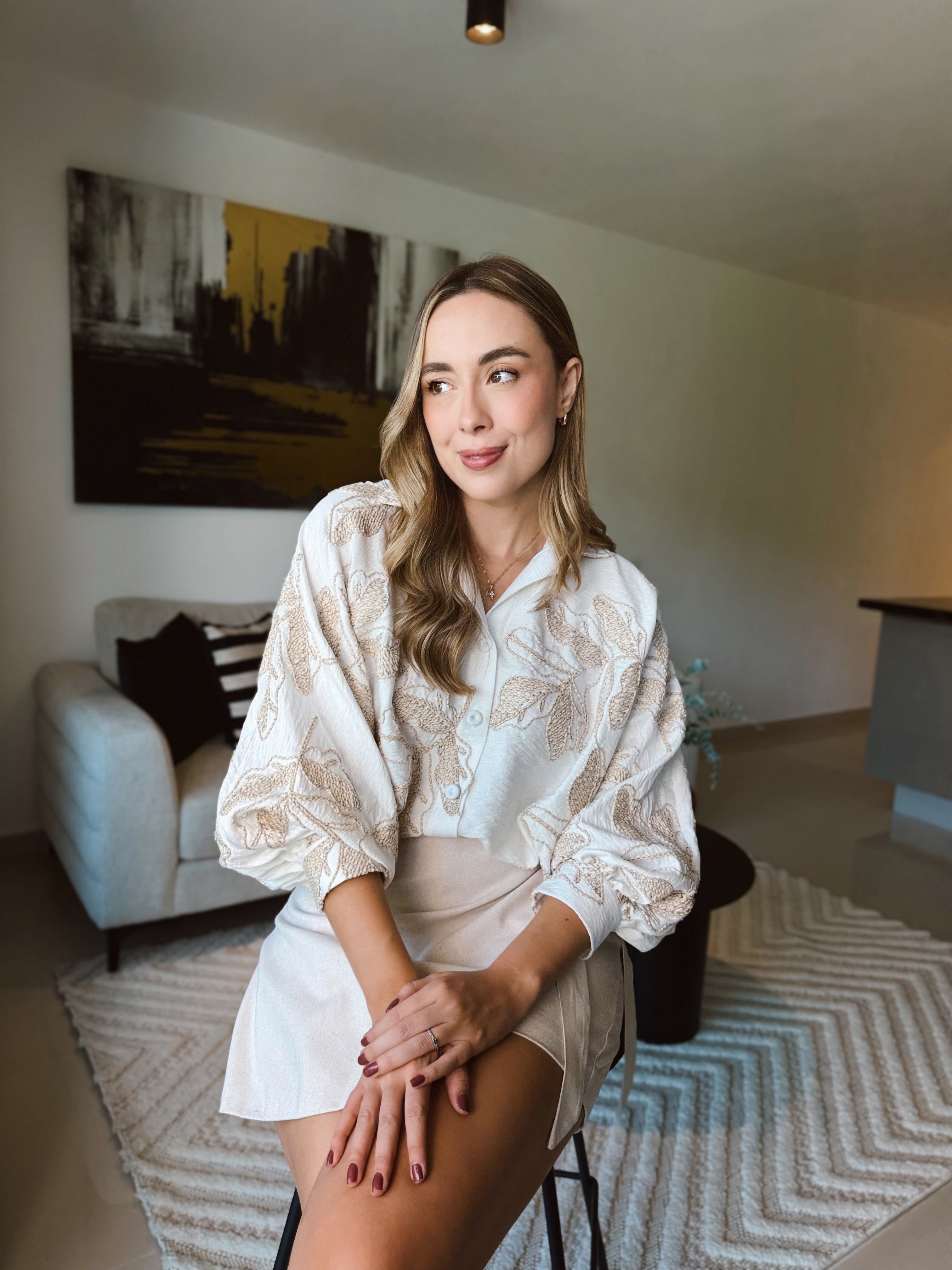 BLUSA MARTINA BORDADO BLANCA