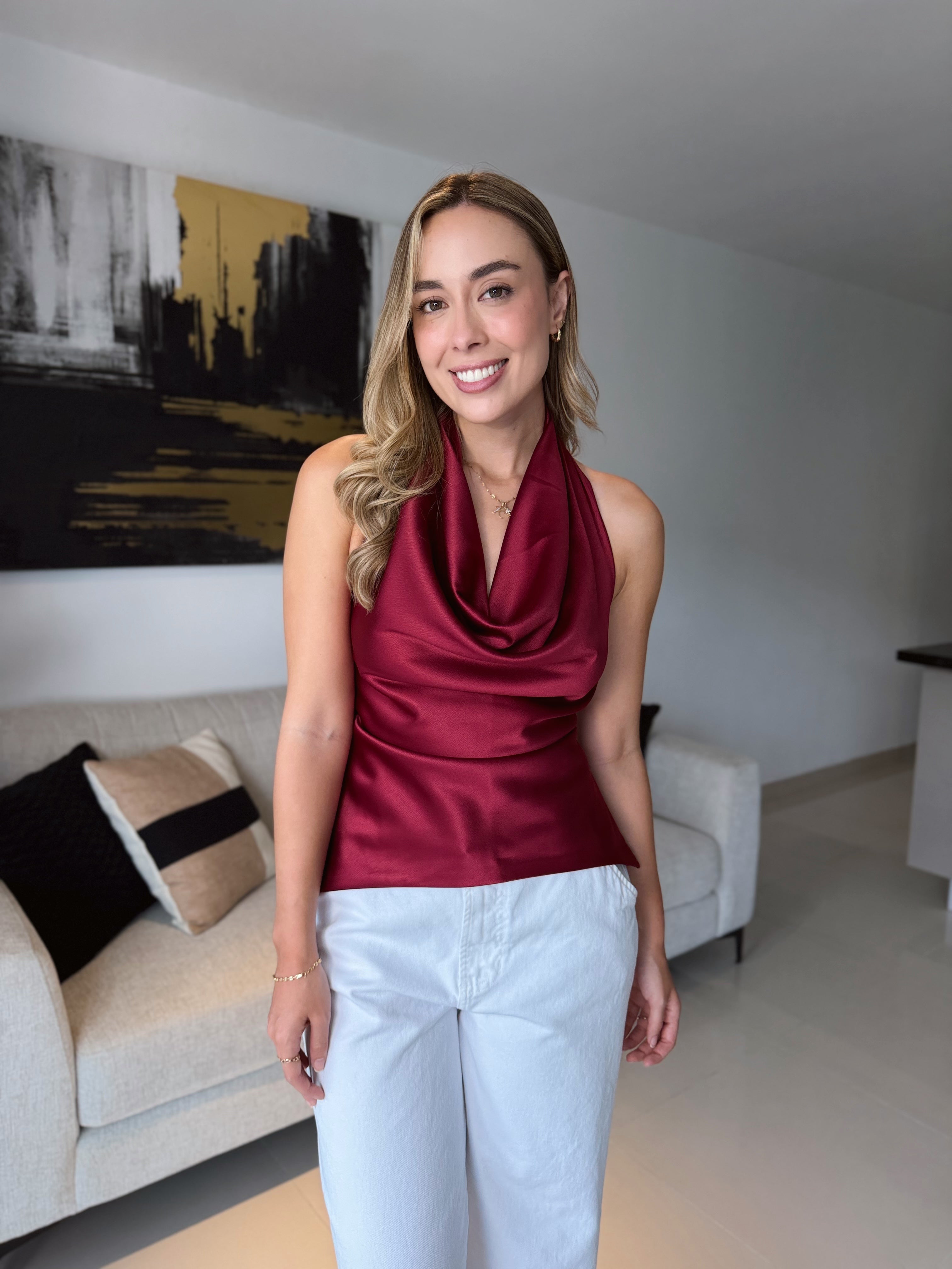 BLUSA TULUM VINOTINTO