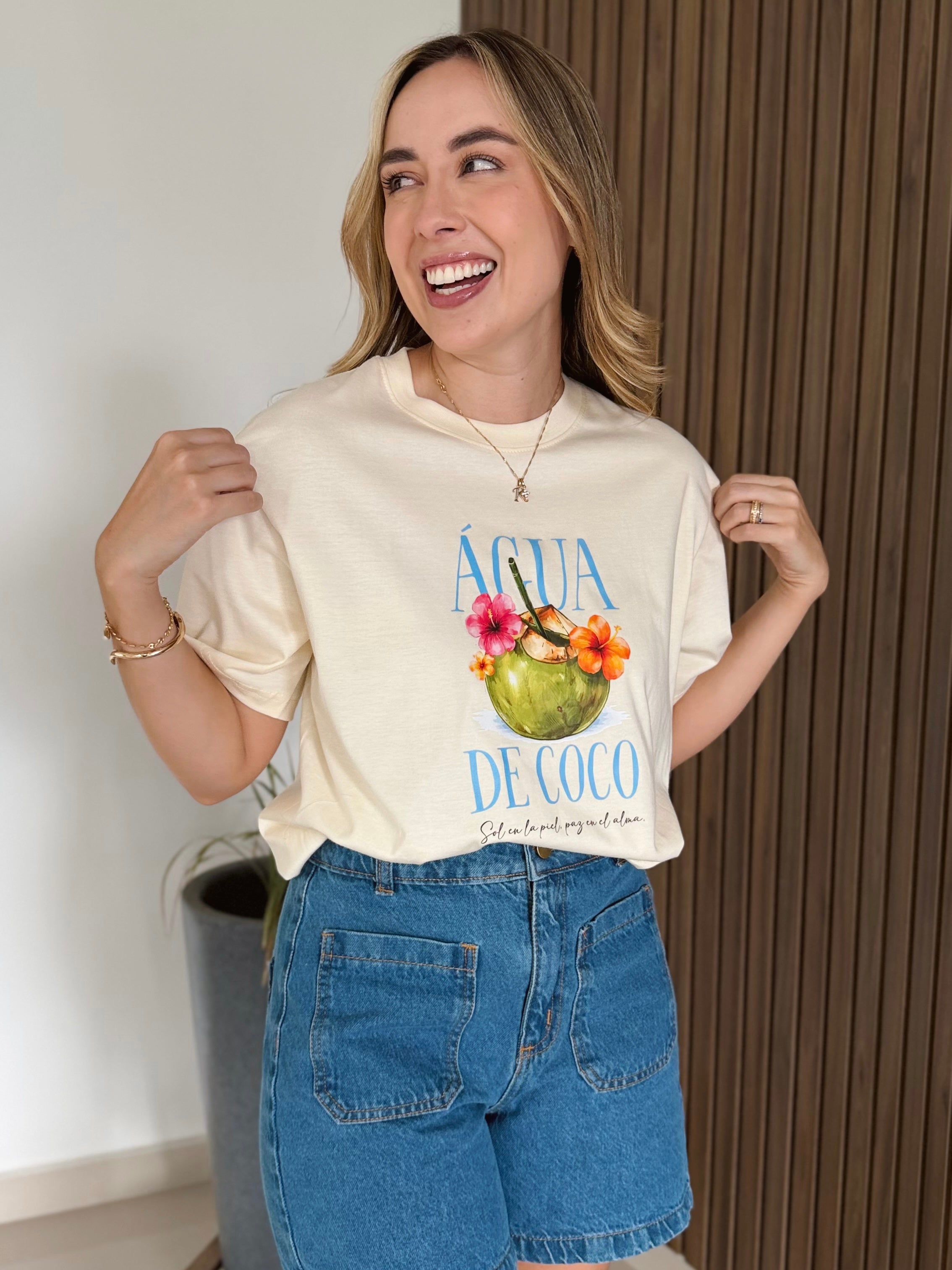 CAMISETA AGUA DE COCO