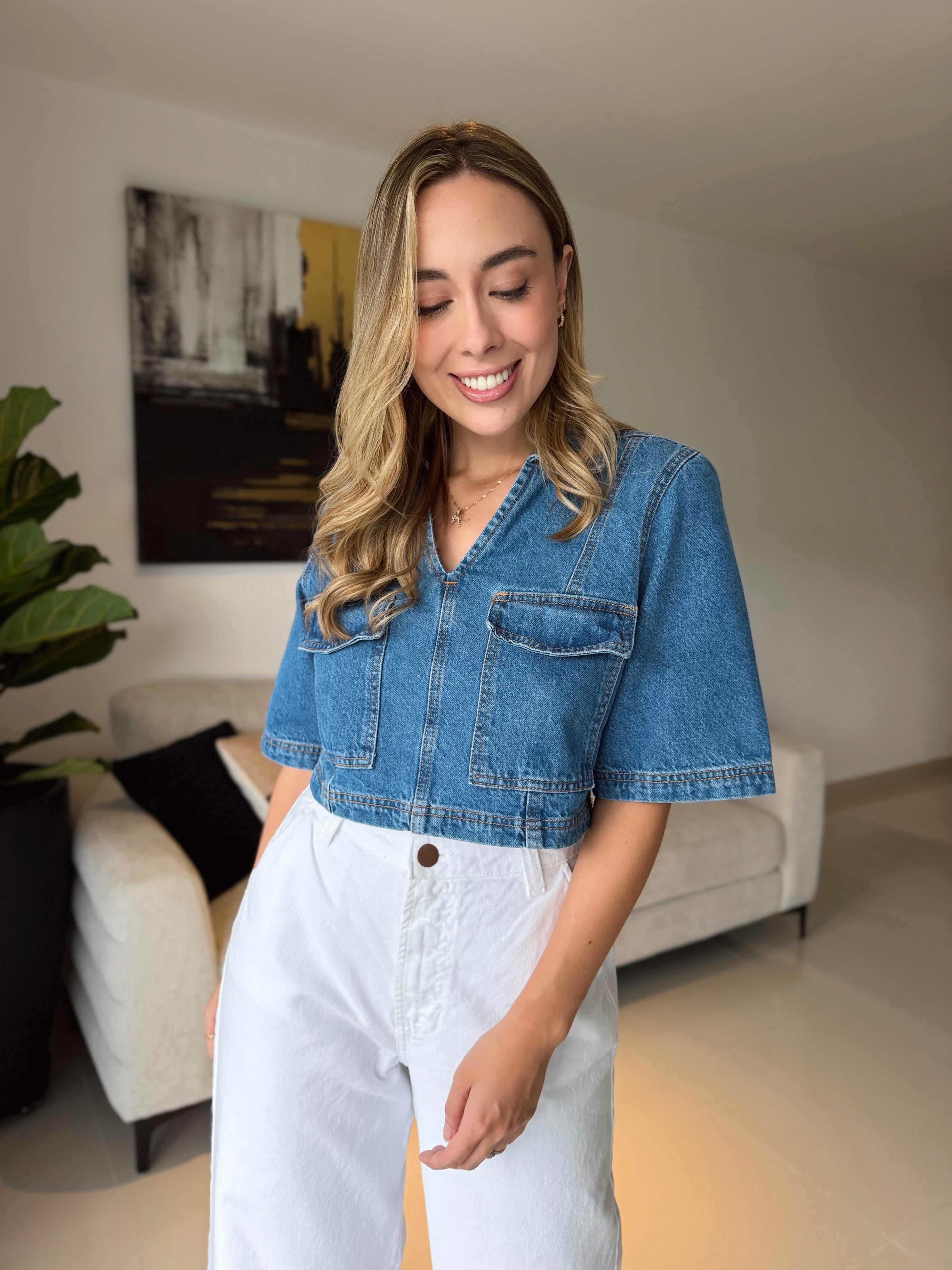 BLUSA MOSCÚ DENIM