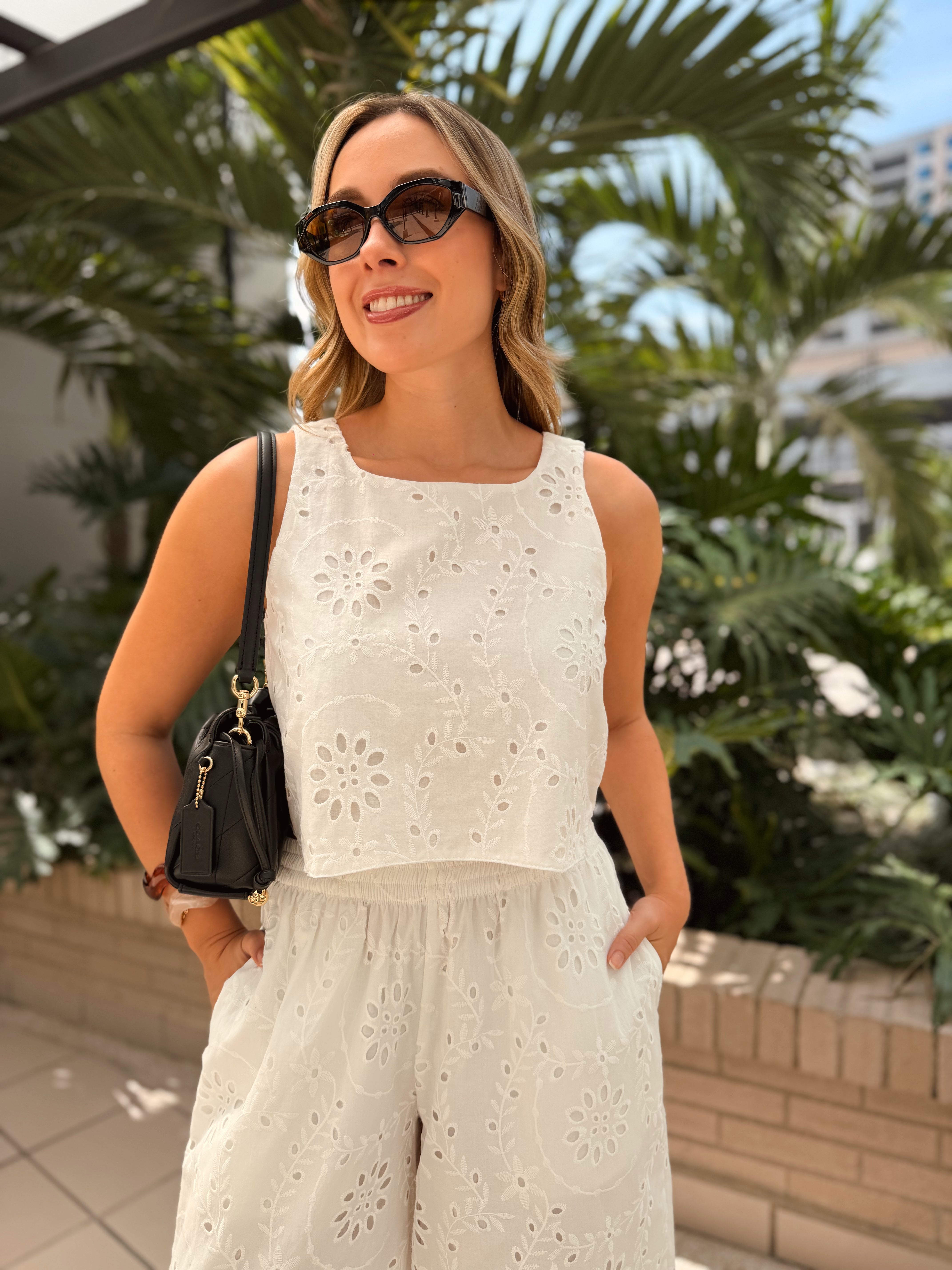 SET AMALFI OJALILLO BLANCO