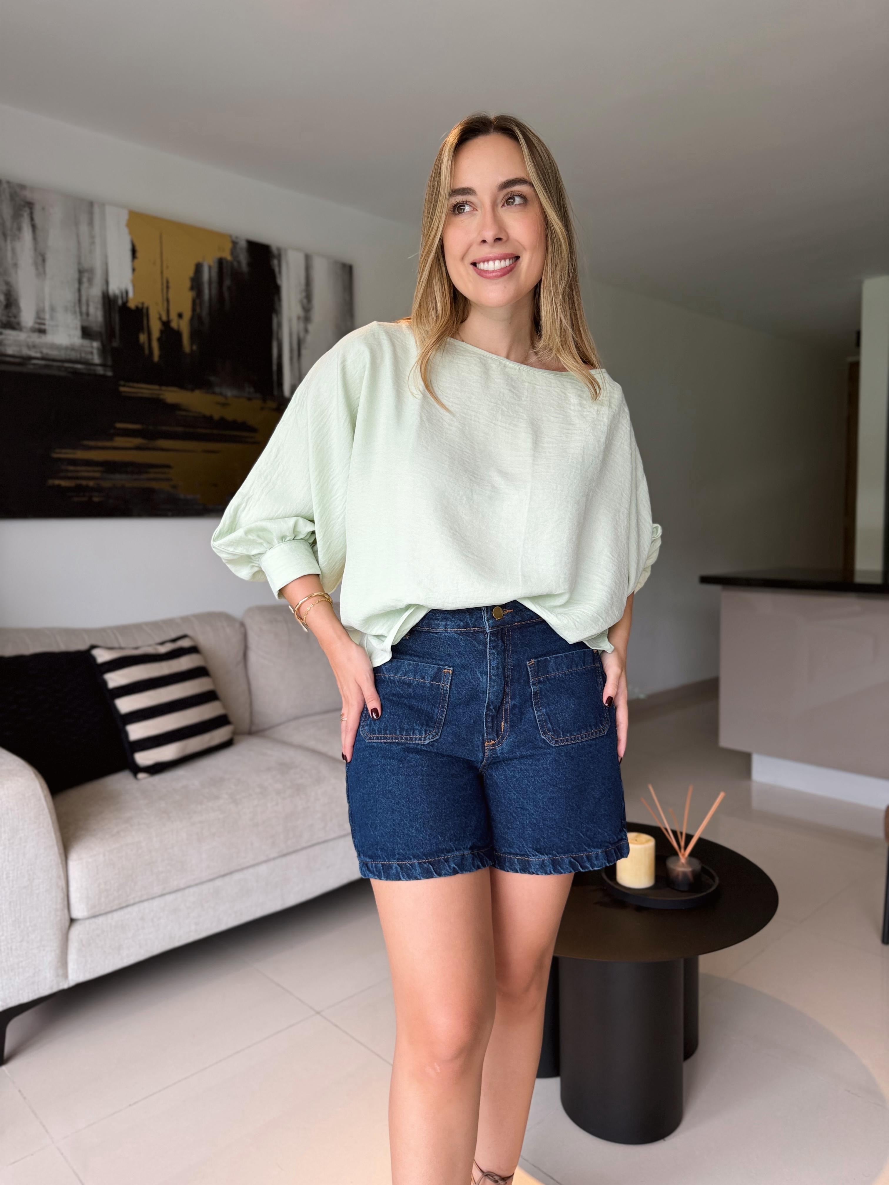 BLUSA MARSELLA VERDE MENTA