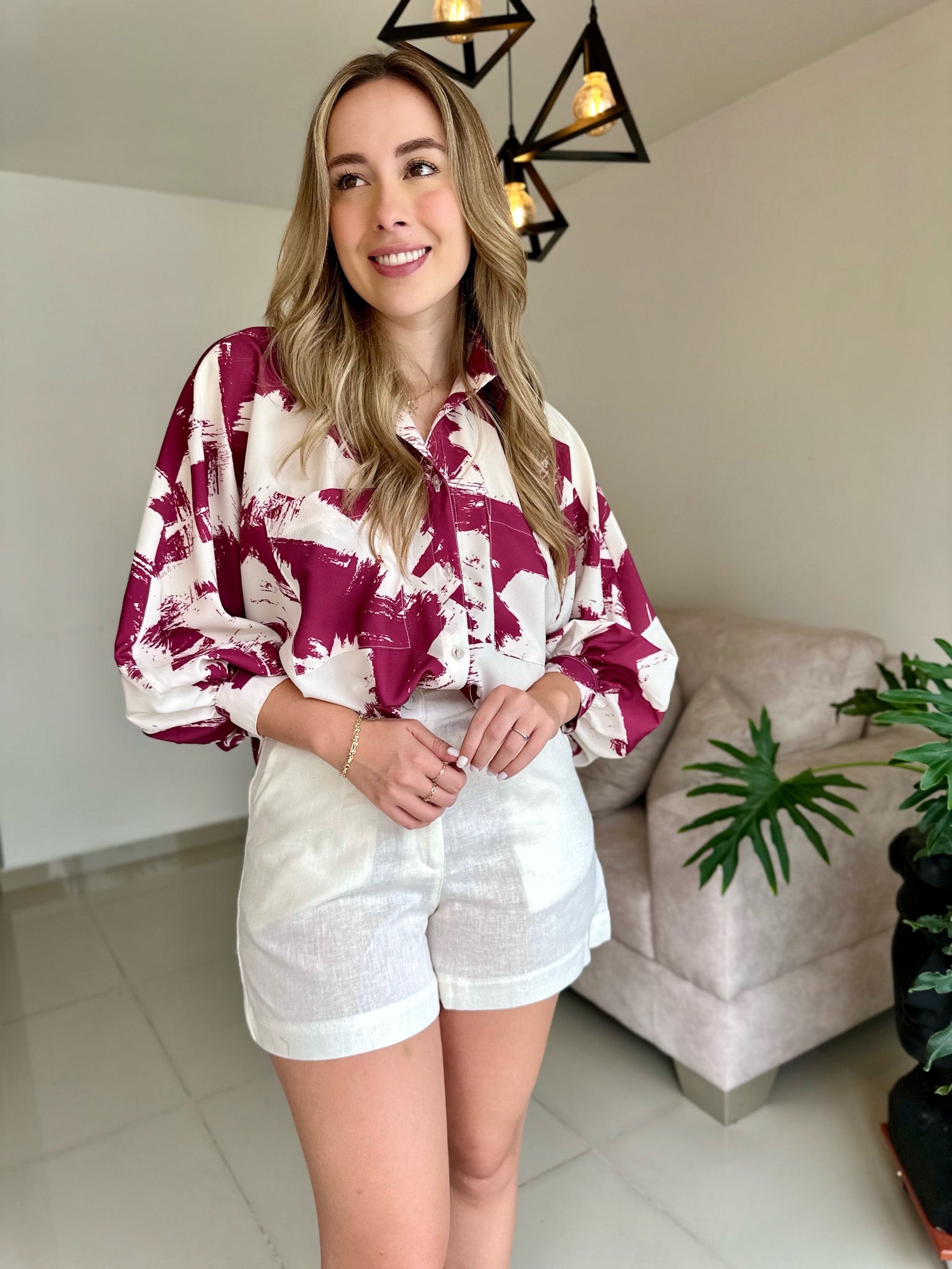 BLUSA BALI PRINT VINO PINCEL