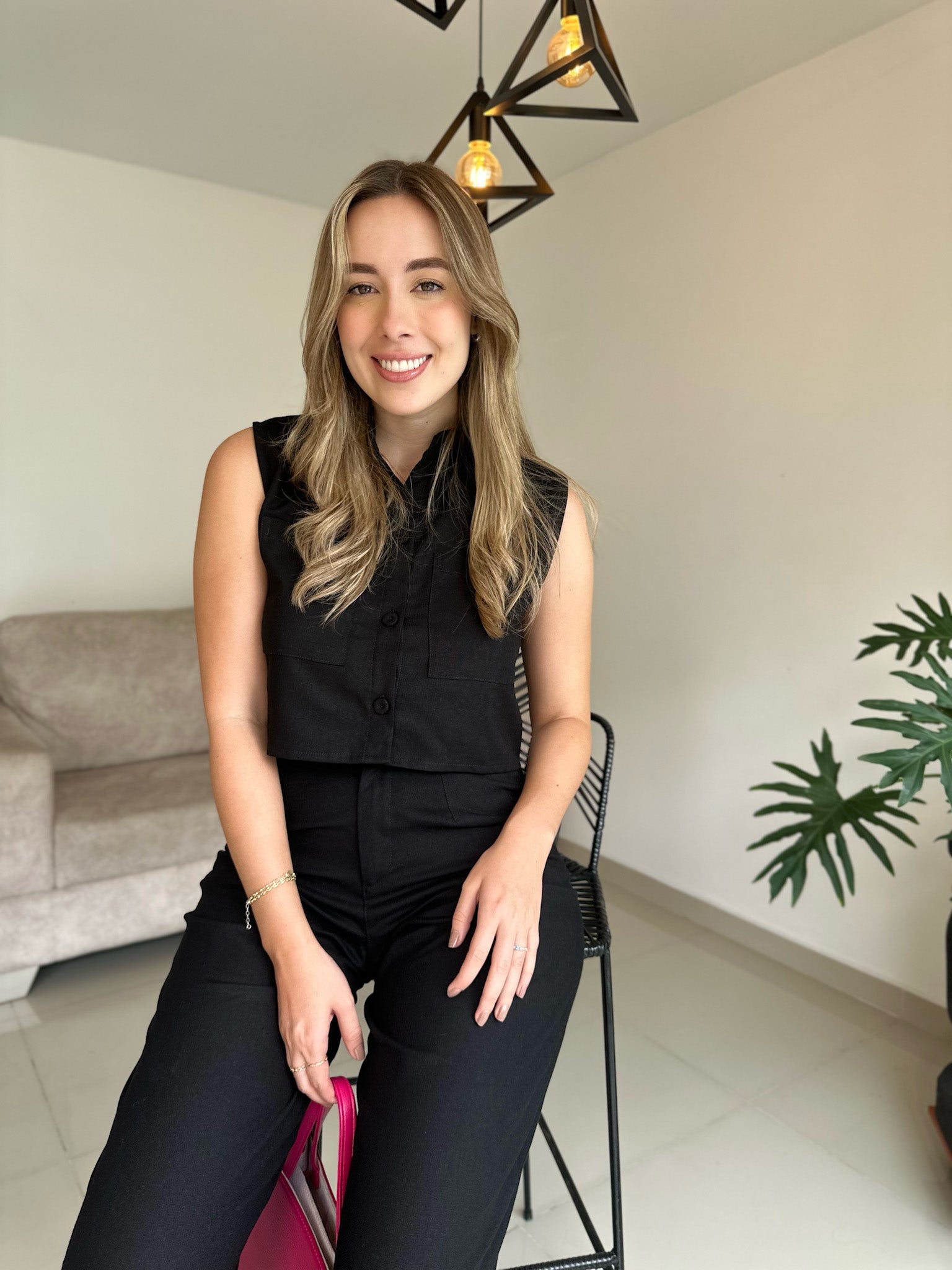 SET ROMA PANTALON NEGRO