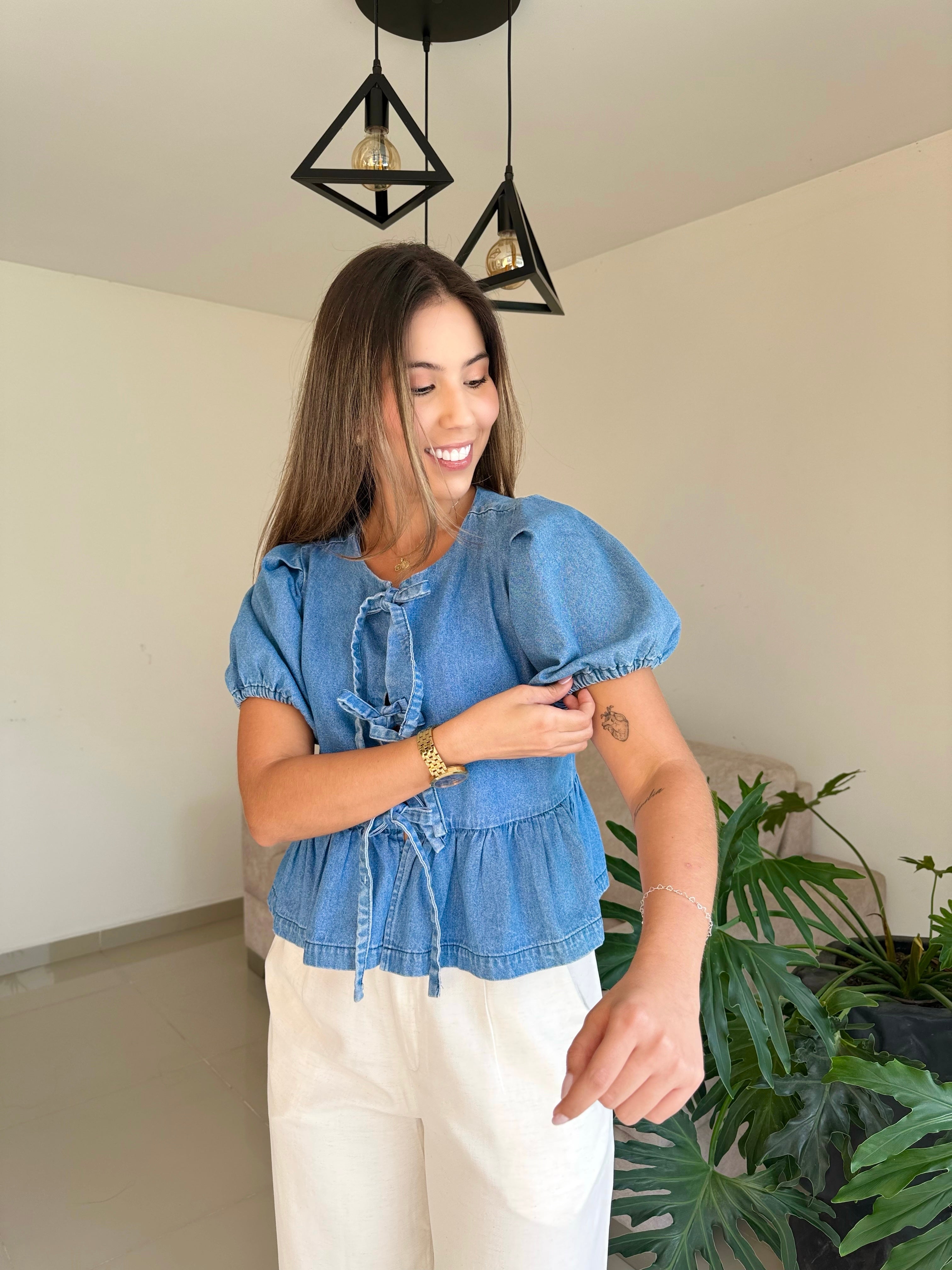 BLUSA AURA DENIM