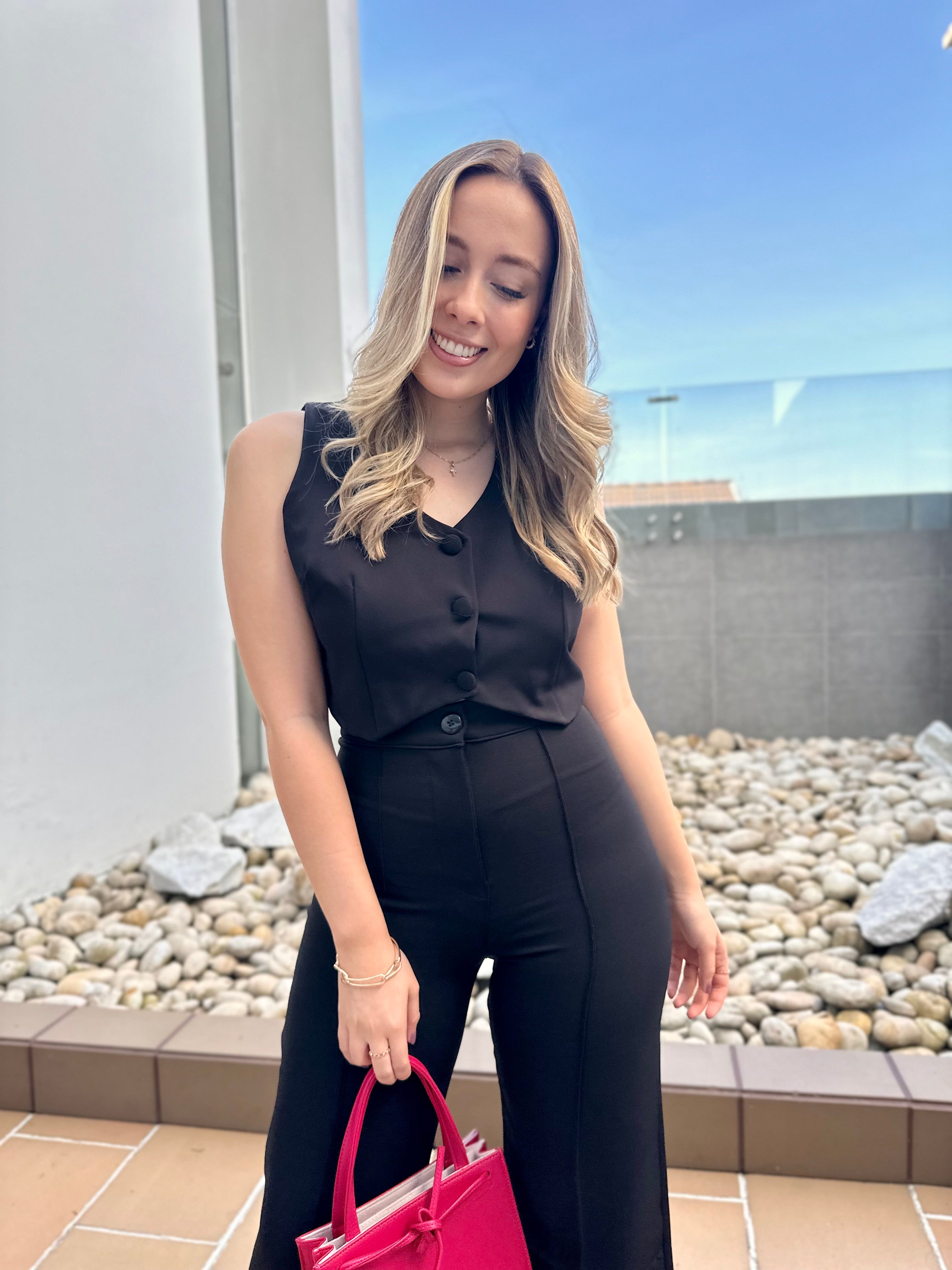 CHALECO SIMONA NEGRO