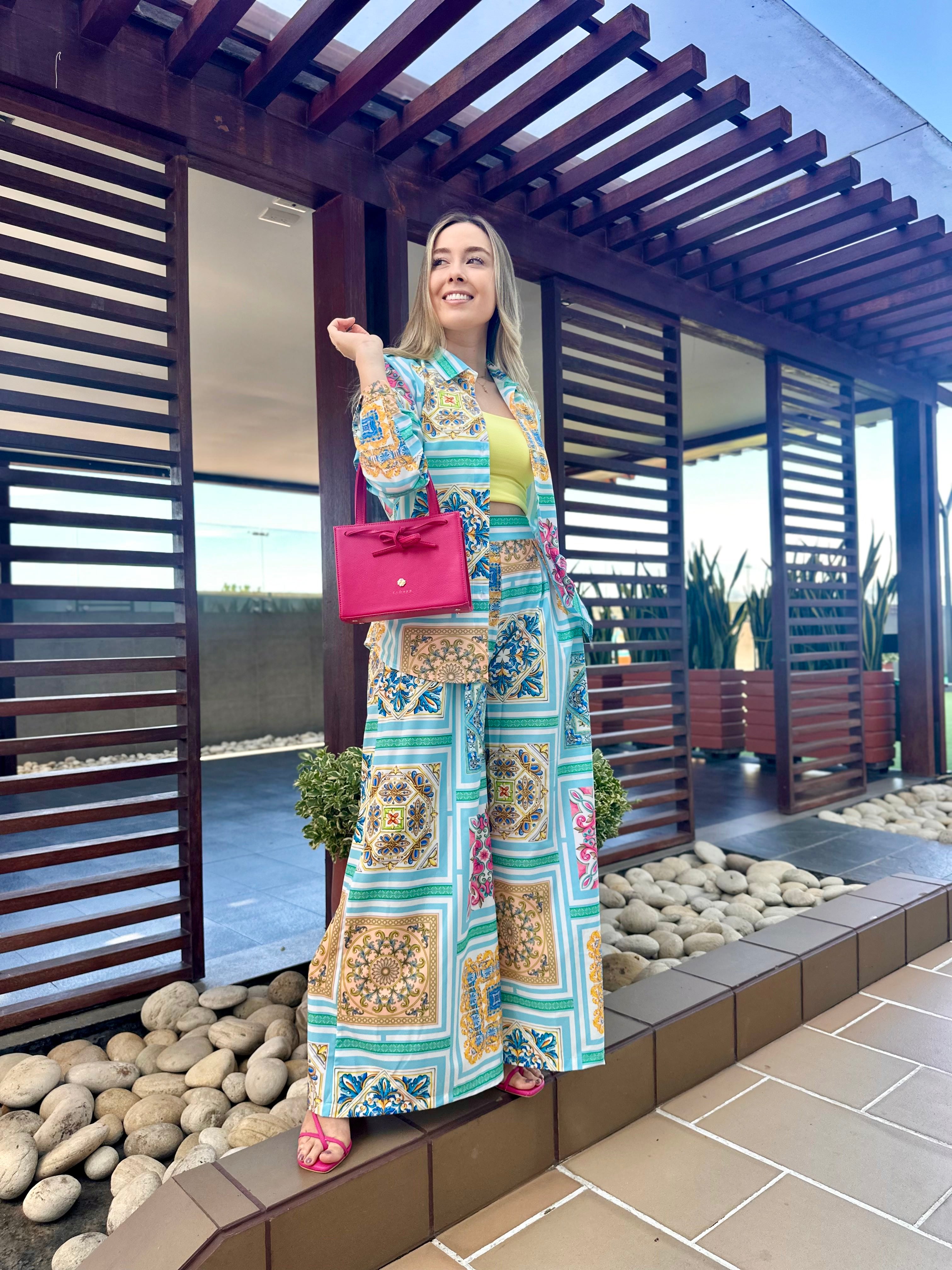 PANTALON LIZA CELESTE