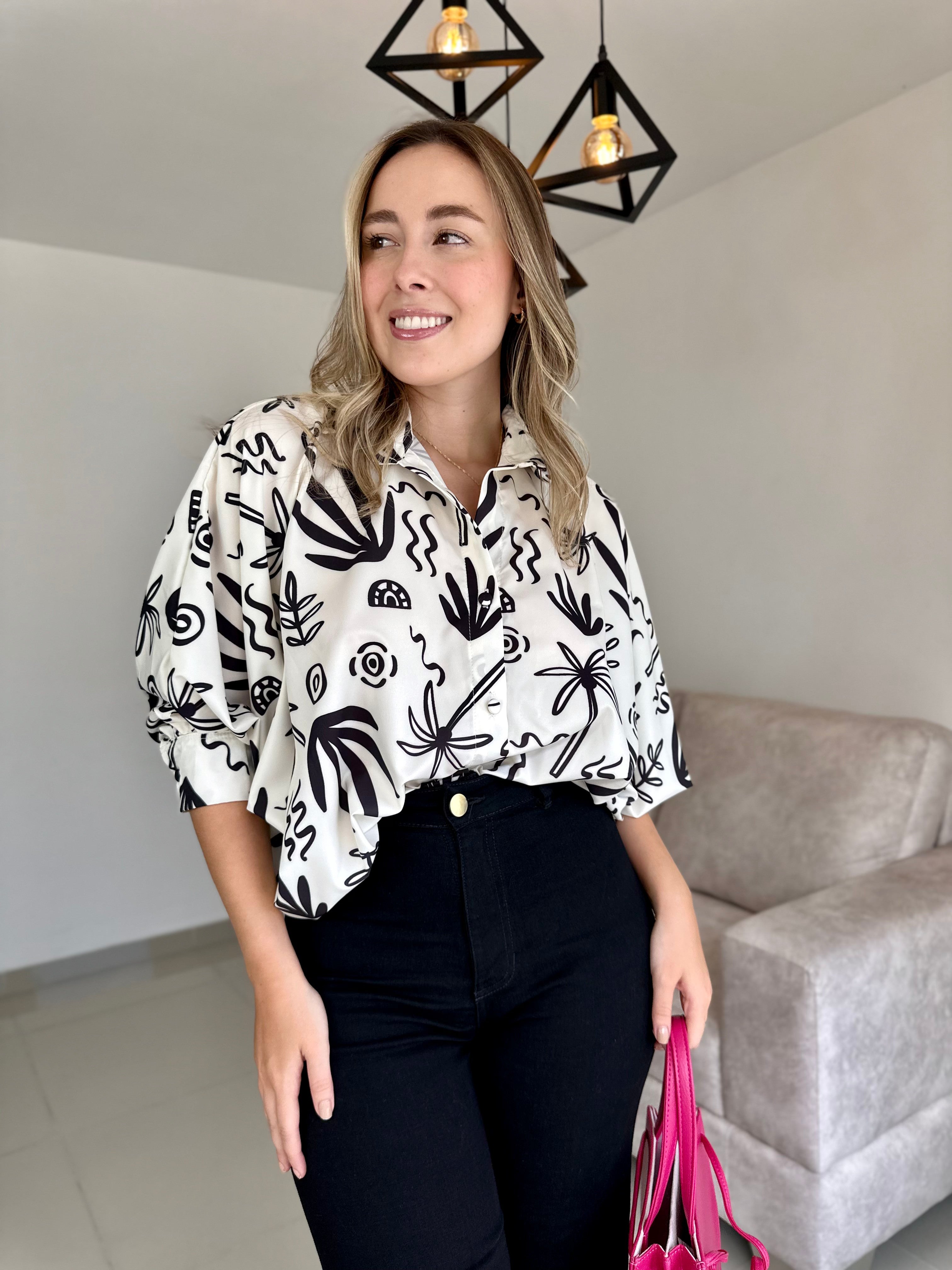 BLUSA MARTINA PRINT PALMERAS
