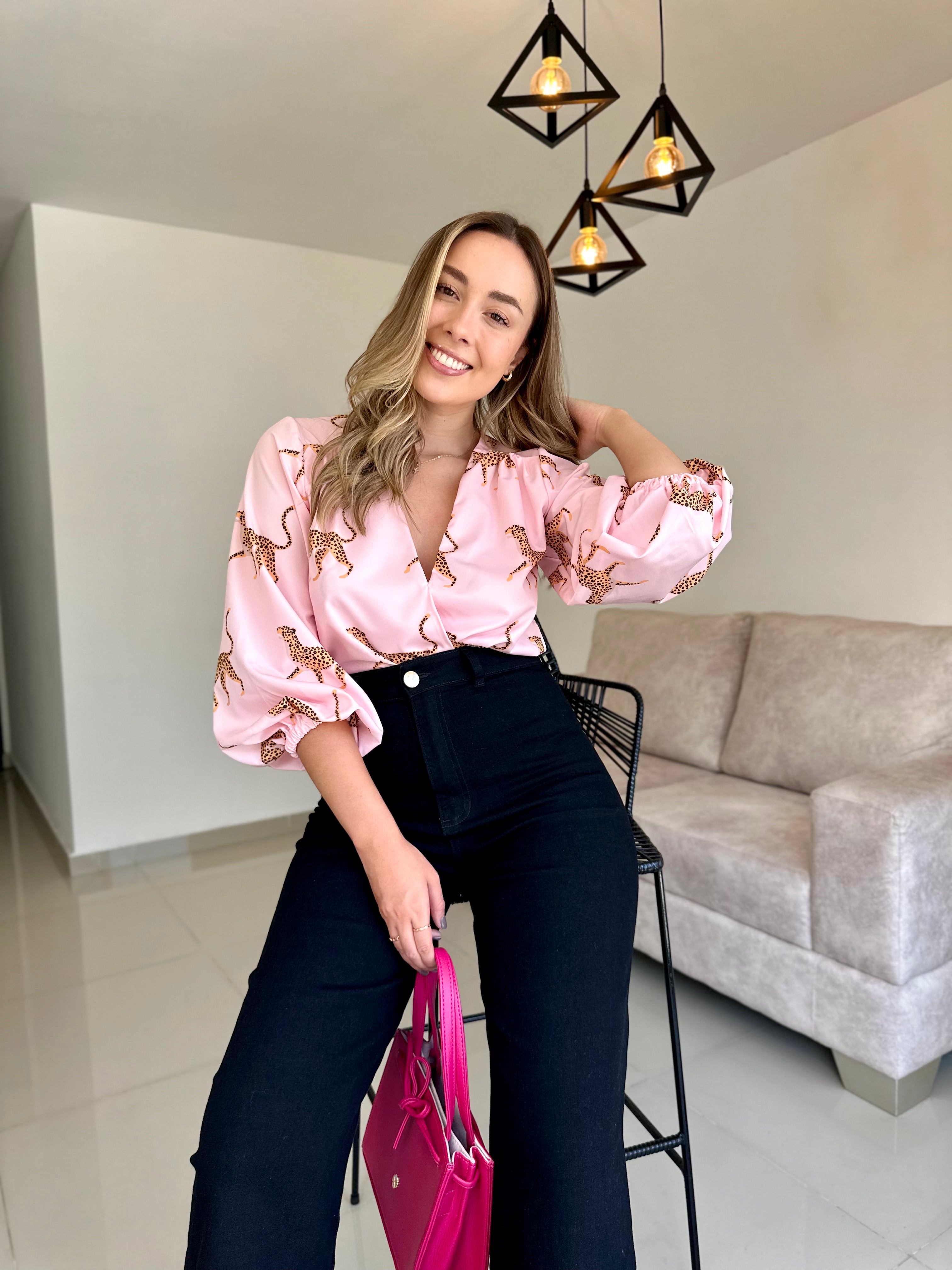 BODY ROSSE LEOPARDOS ROSA