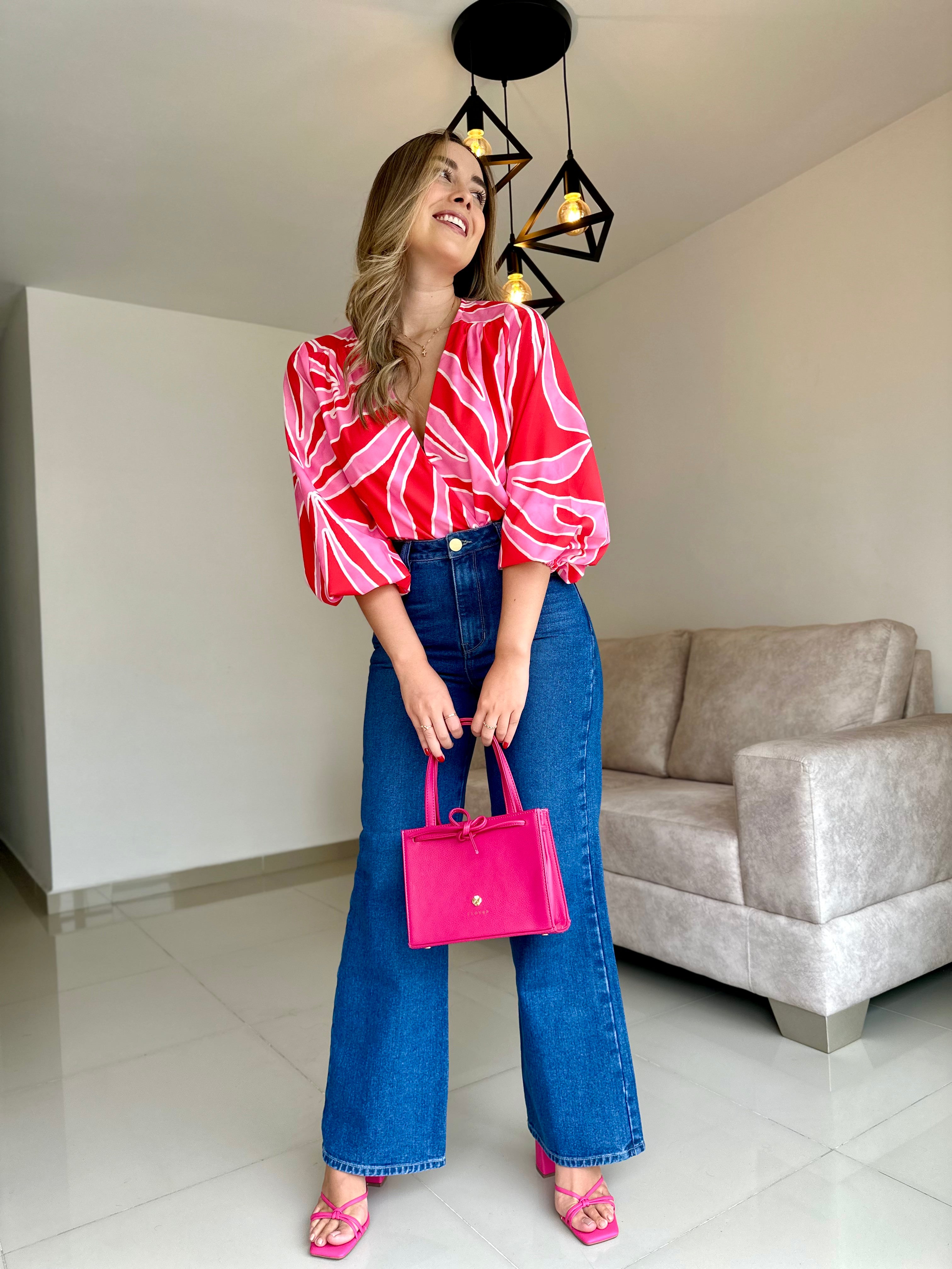 BODY ROSSE ROJO-FUCSIA