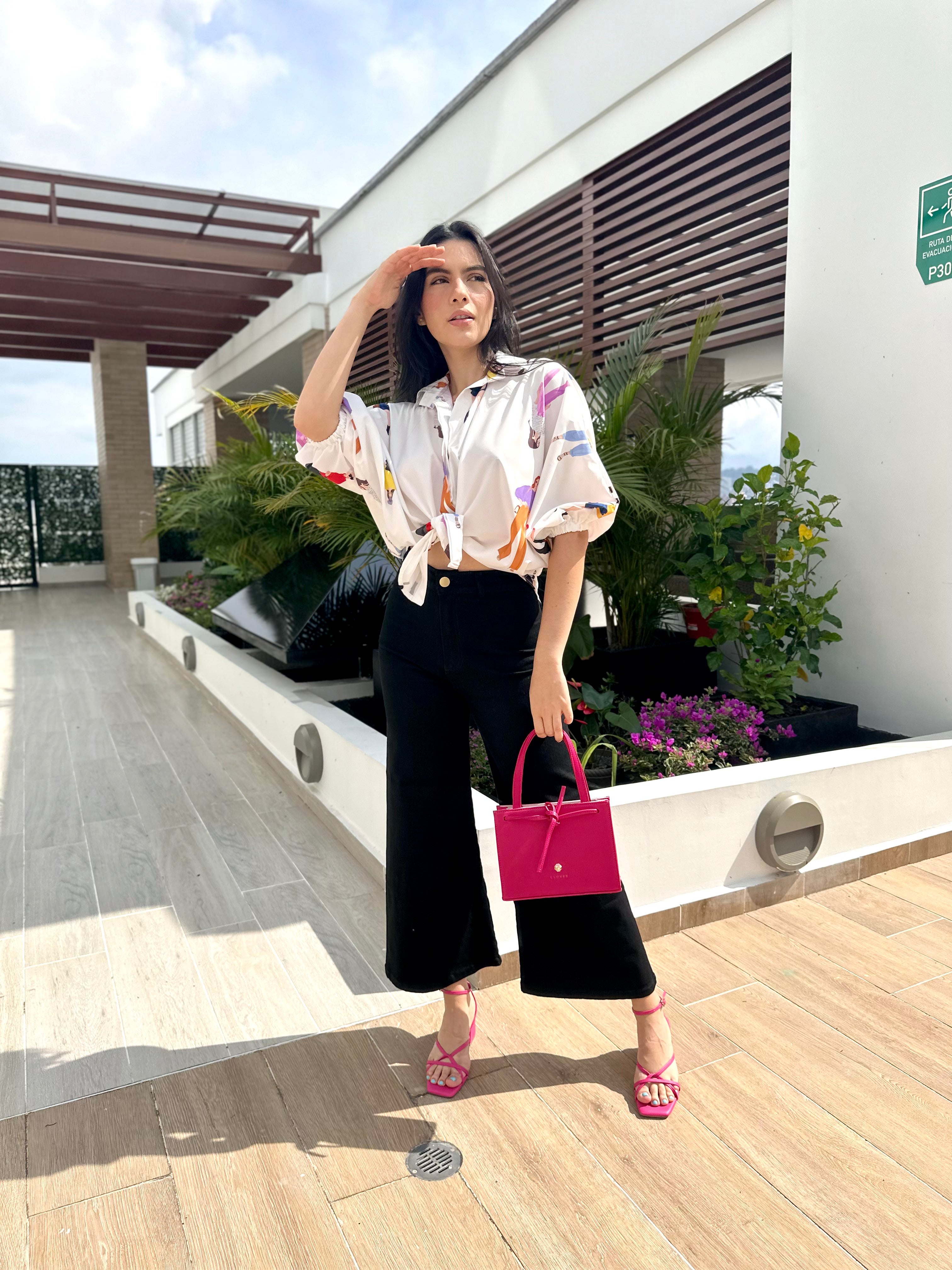 BLUSA GEORGINA PRINT BLANCO MUÑECAS