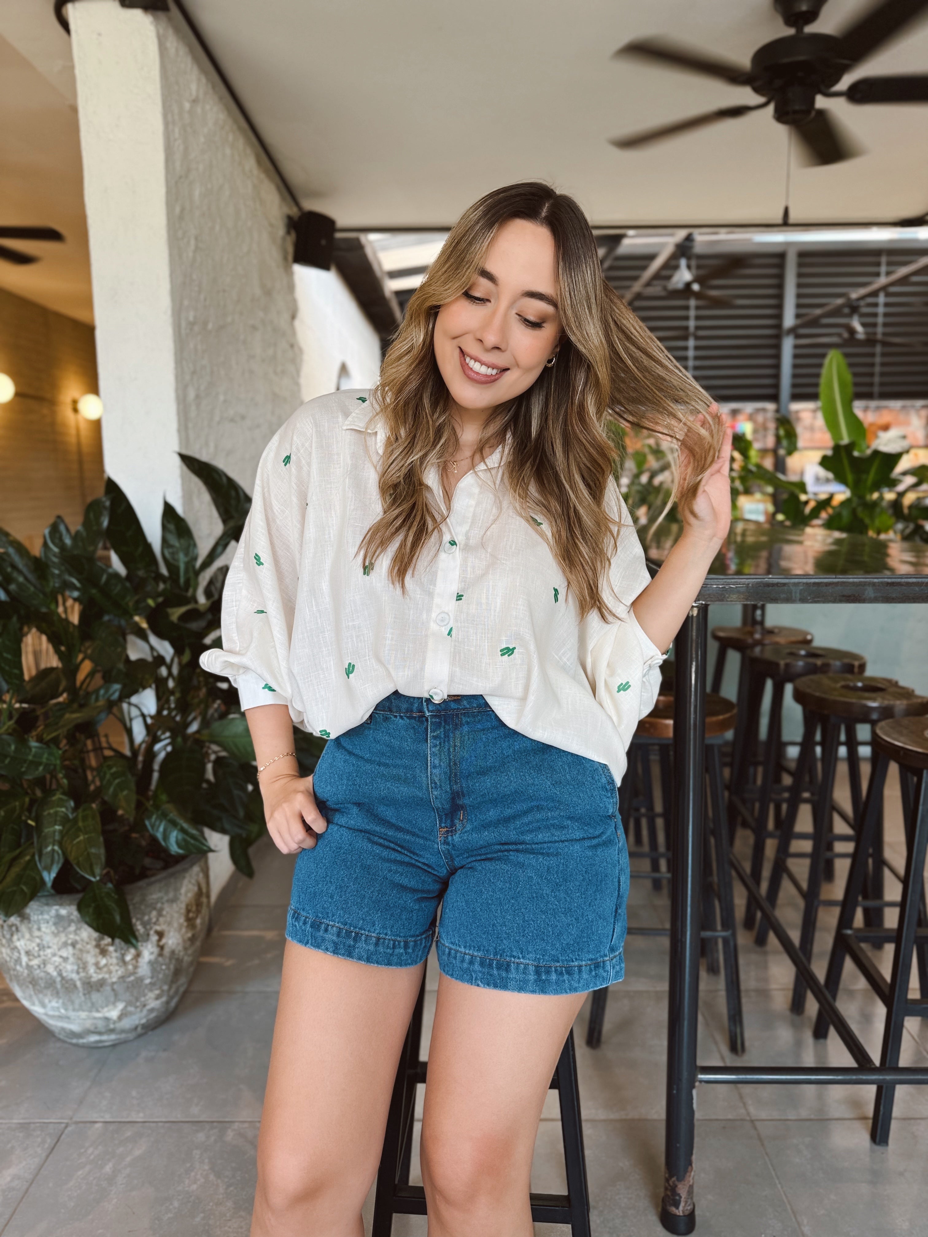 BLUSA MARTINA PRINT CACTUS