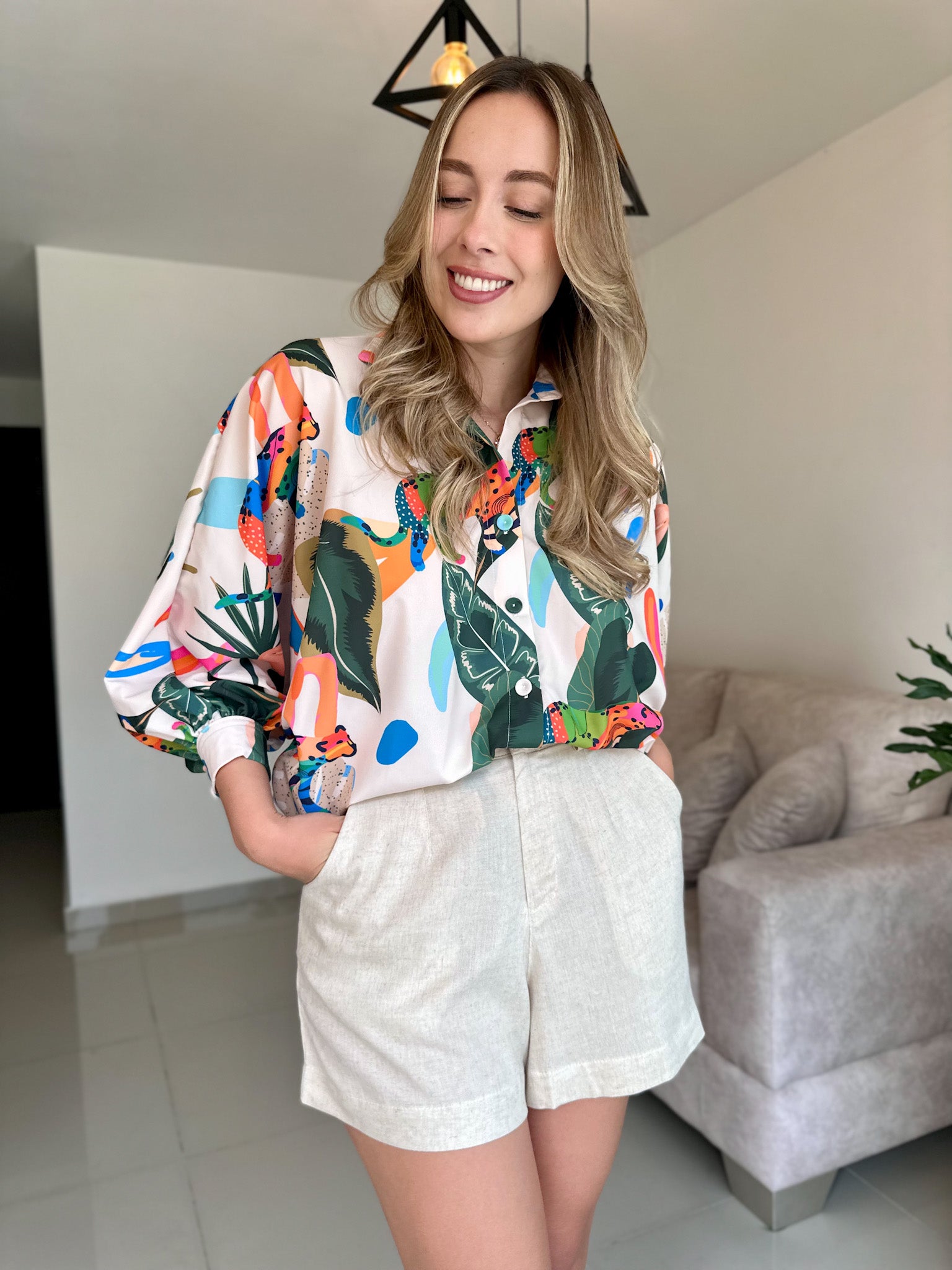 BLUSA MARTINA PRINT SELVA