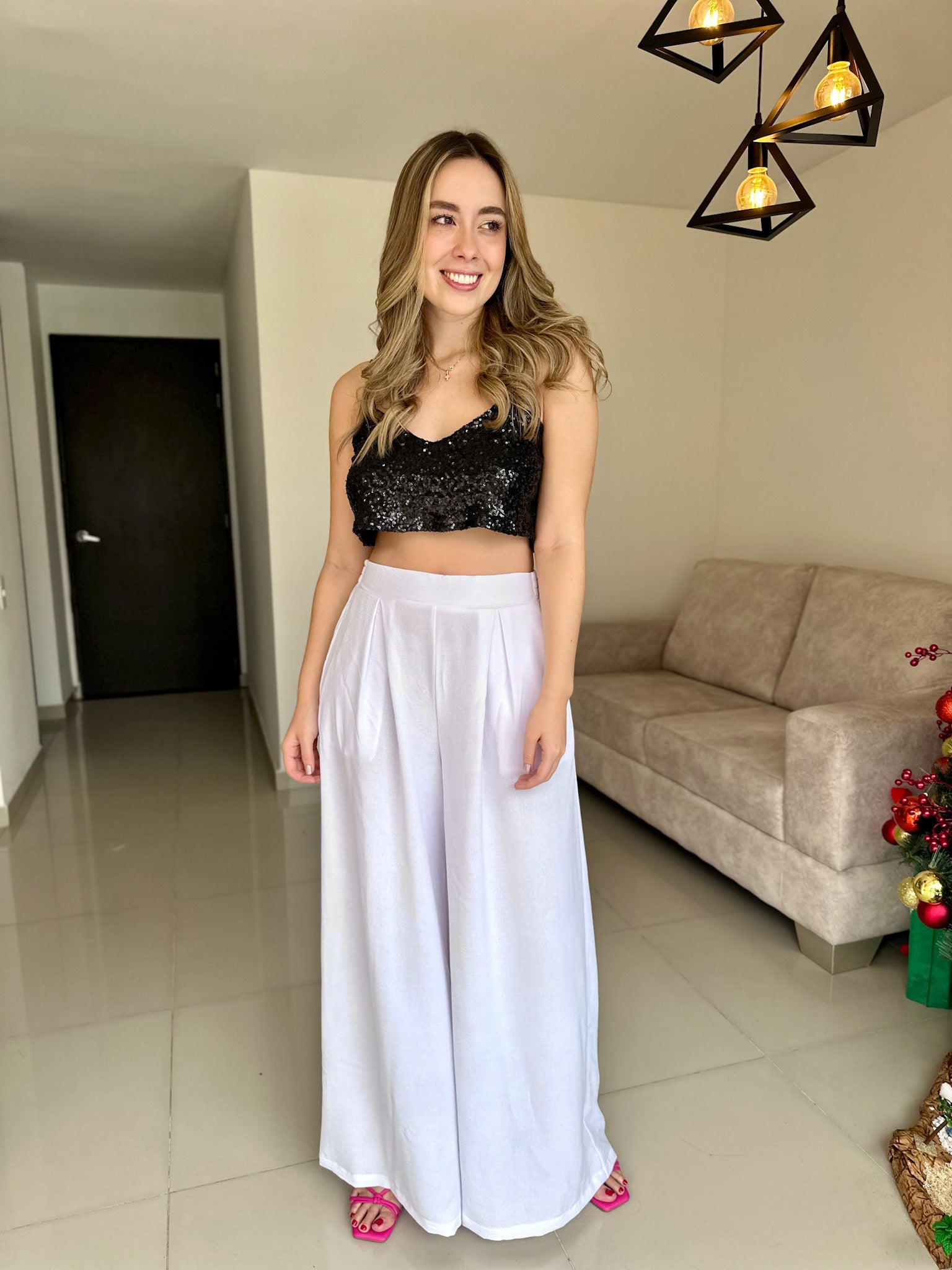 PANTALON LIZA BLANCO