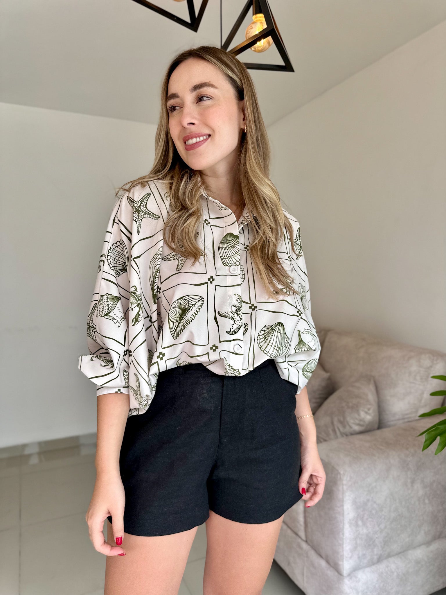 BLUSA MARTINA PRINT MARINO