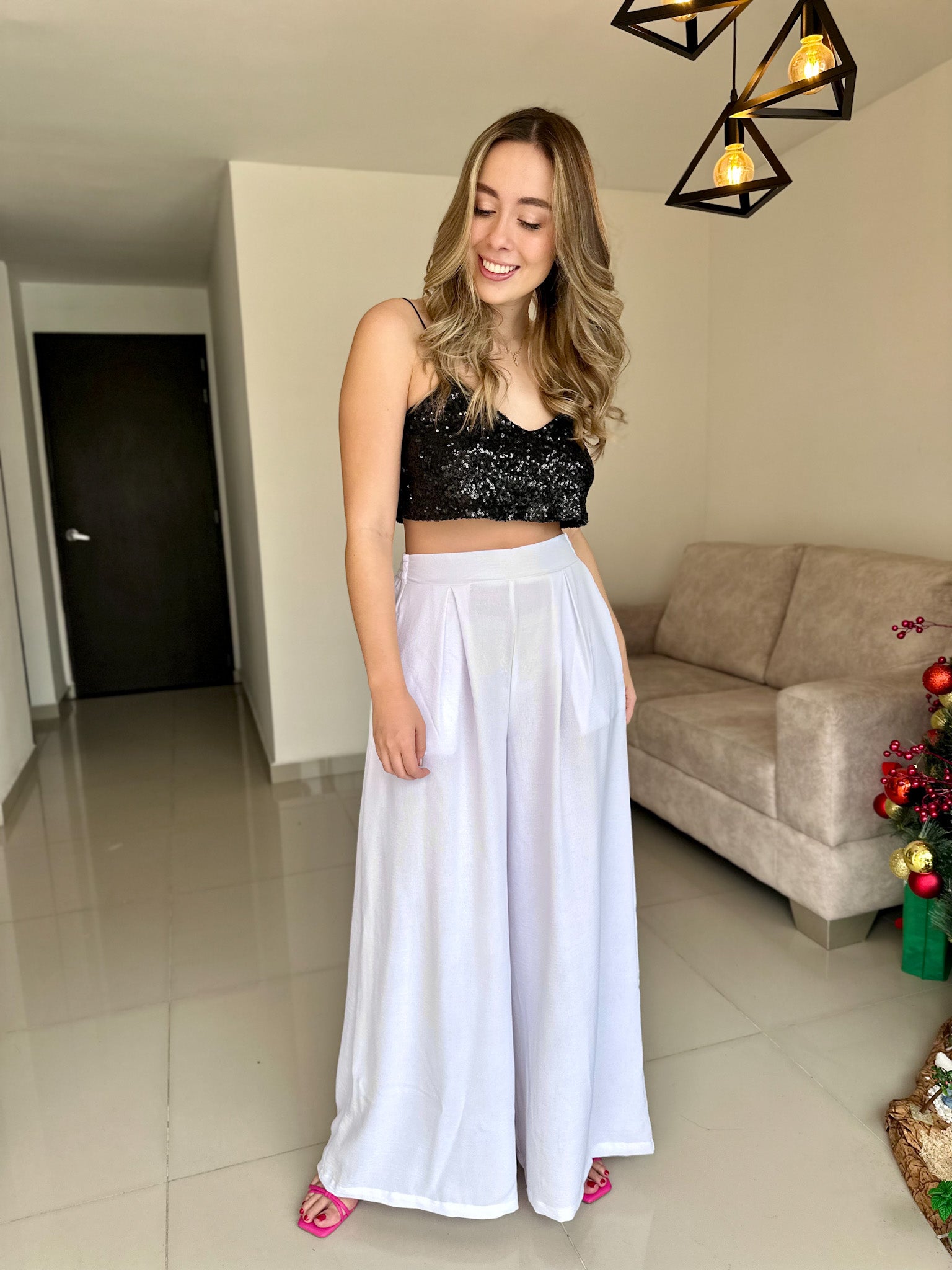 PANTALON LIZA BLANCO
