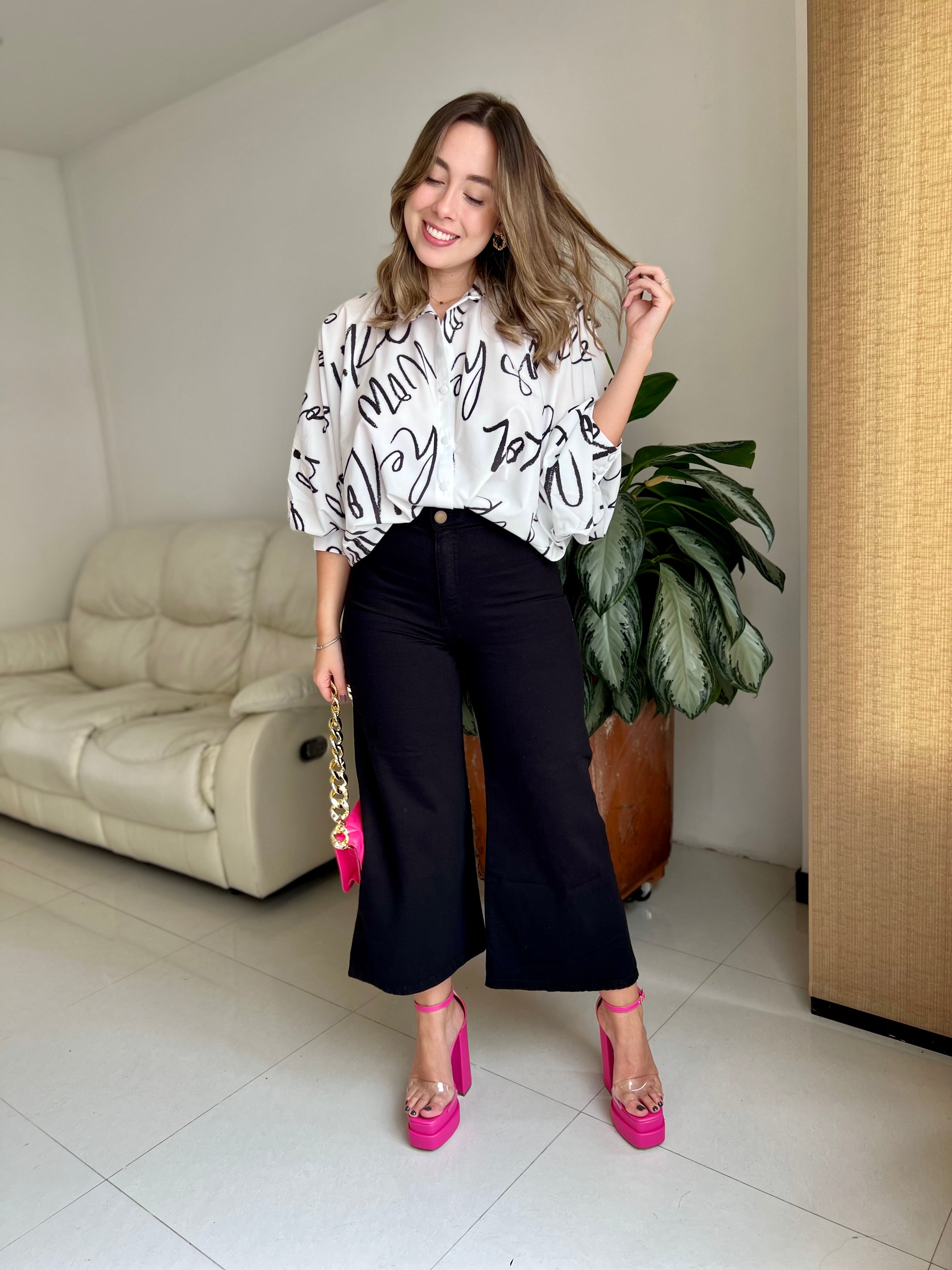 BLUSÓN MARTINA PRINT LETRAS