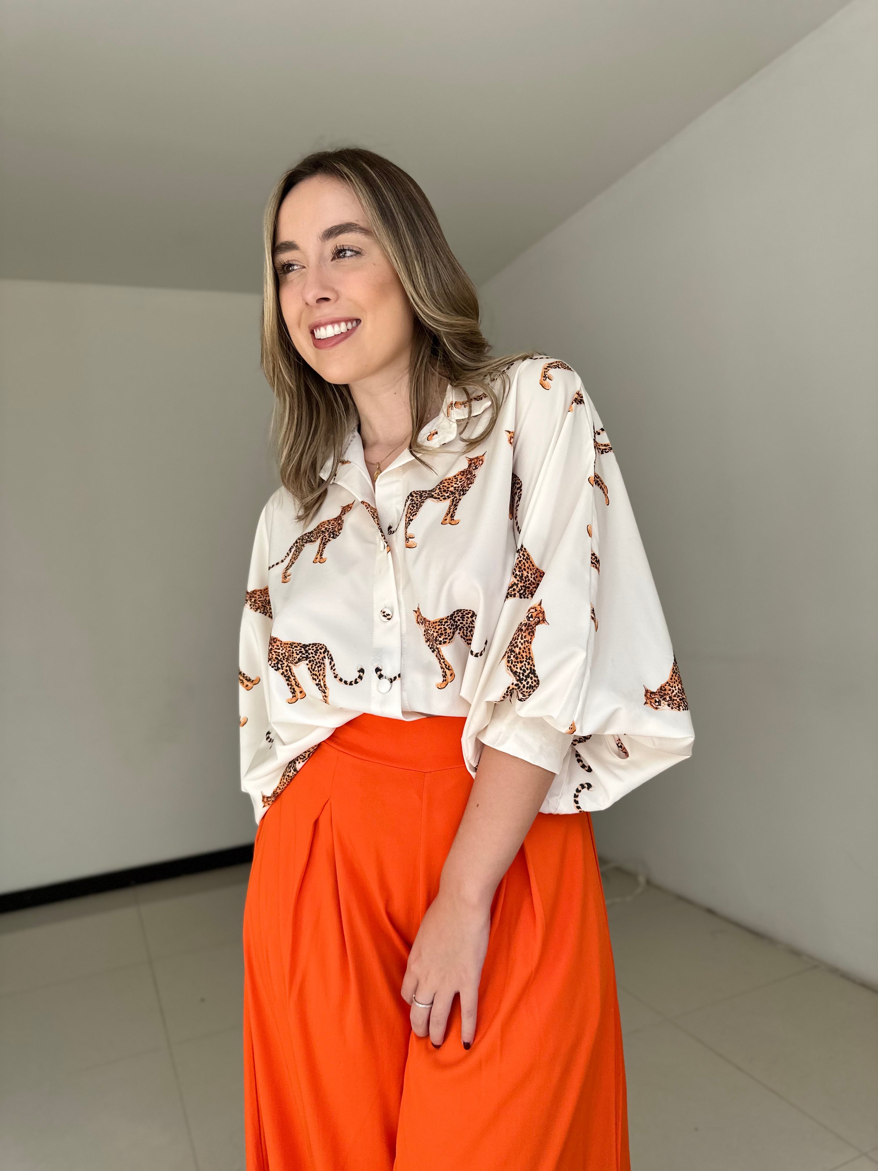BLUSA MARTINA PRINT LEOPARDOS