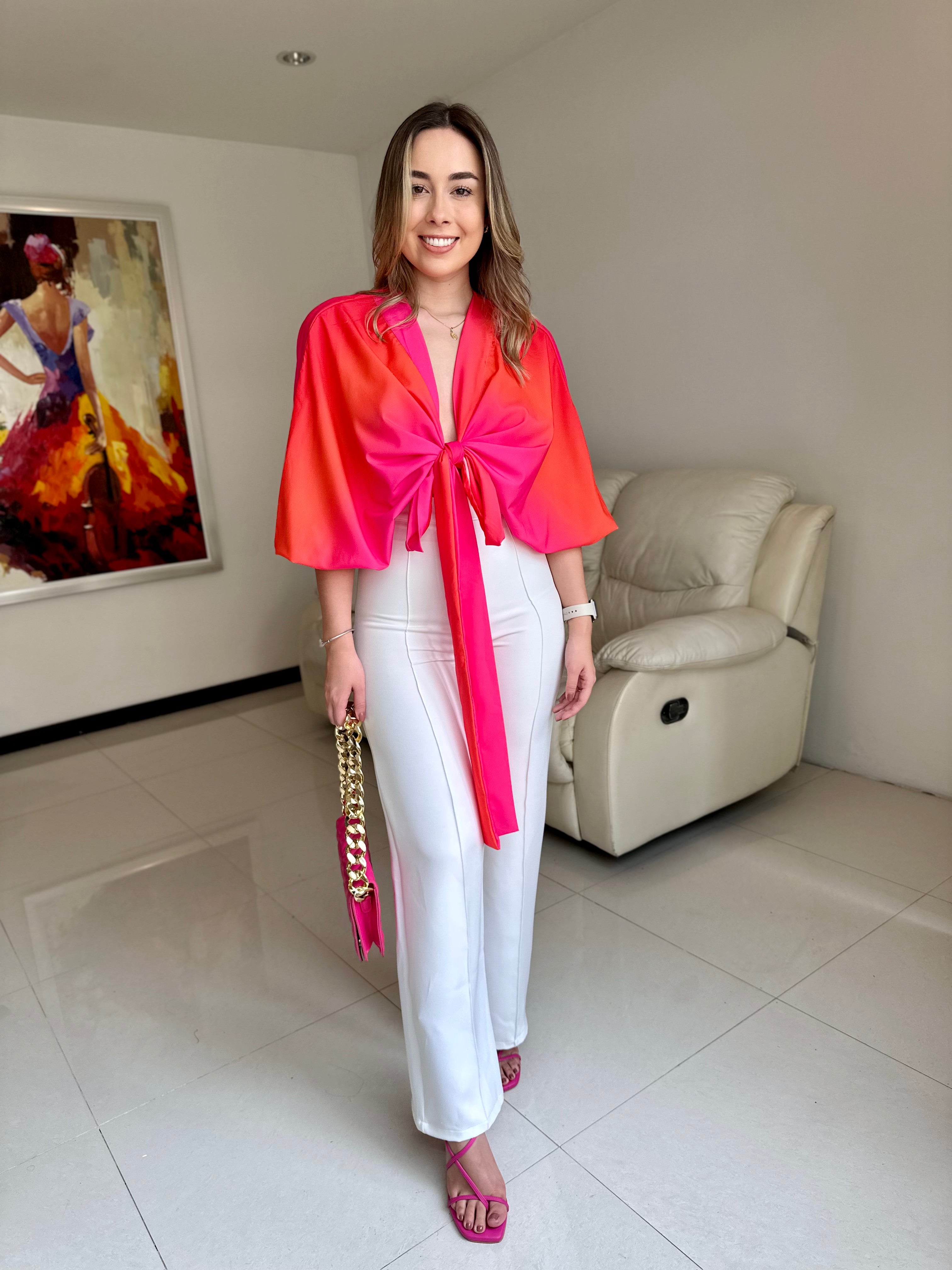 MIA PRINT DEGRADE FUCSIA