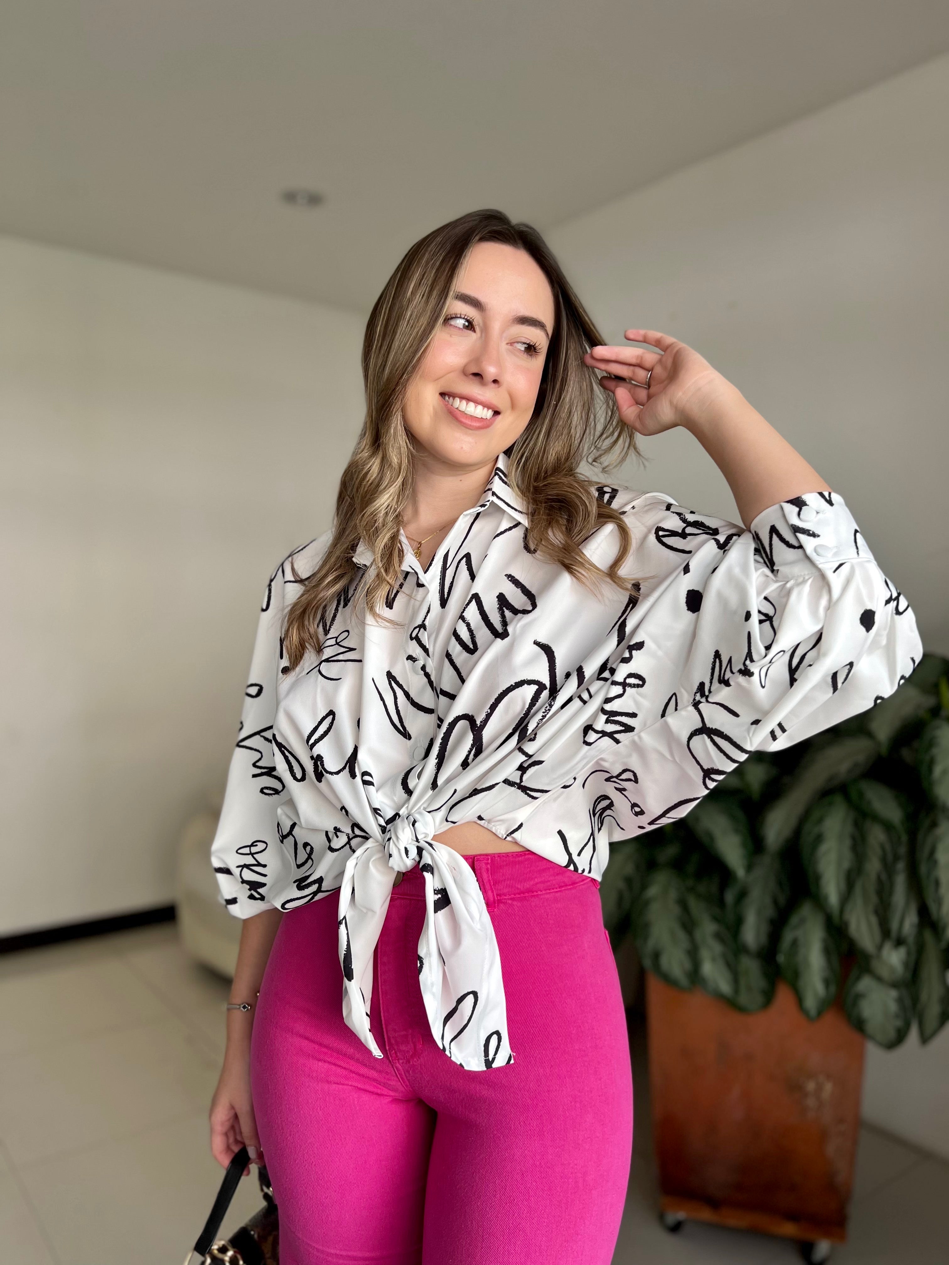 BLUSÓN MARTINA PRINT LETRAS