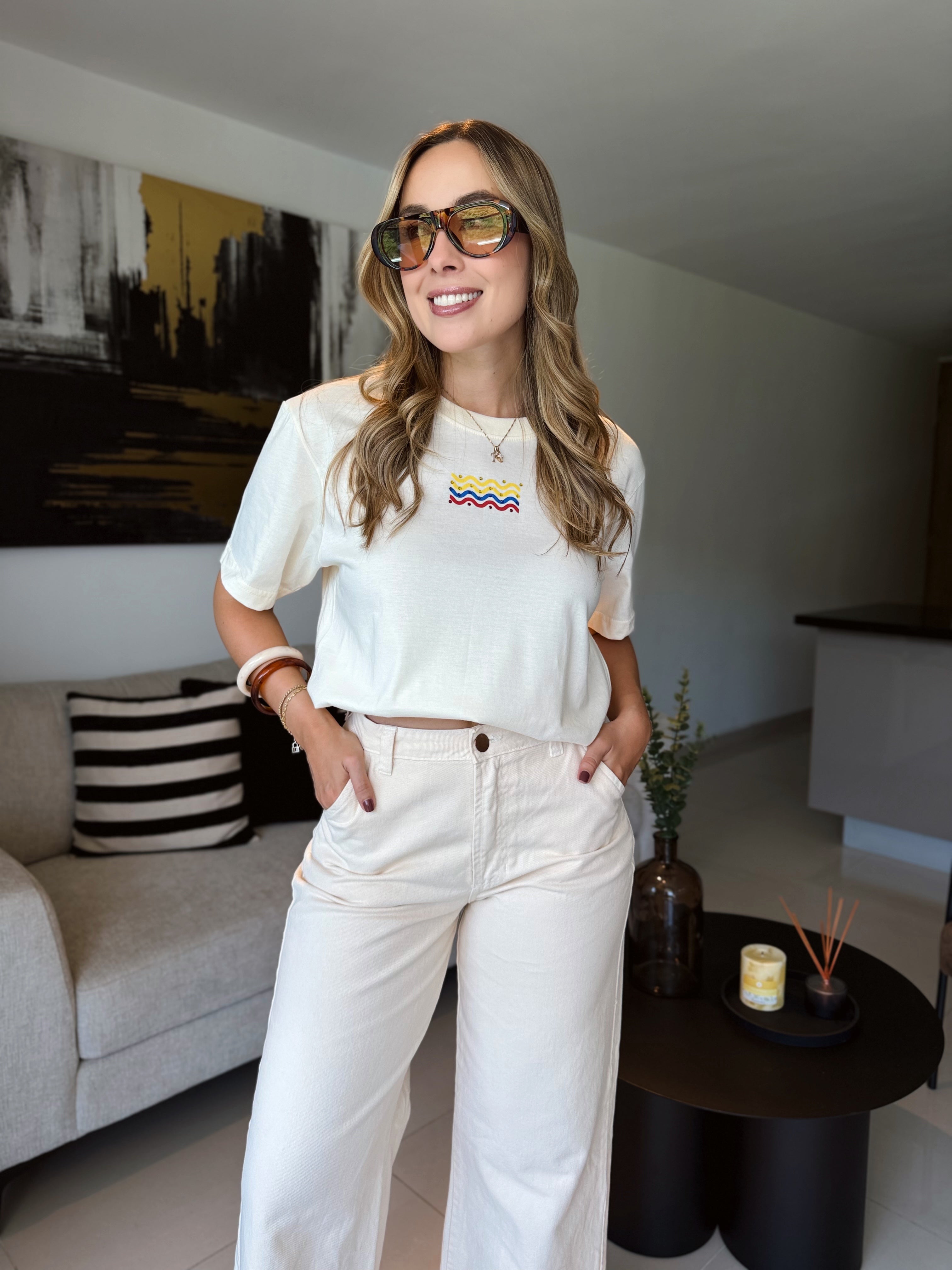 CAMISETA TRICOLOR CHIC