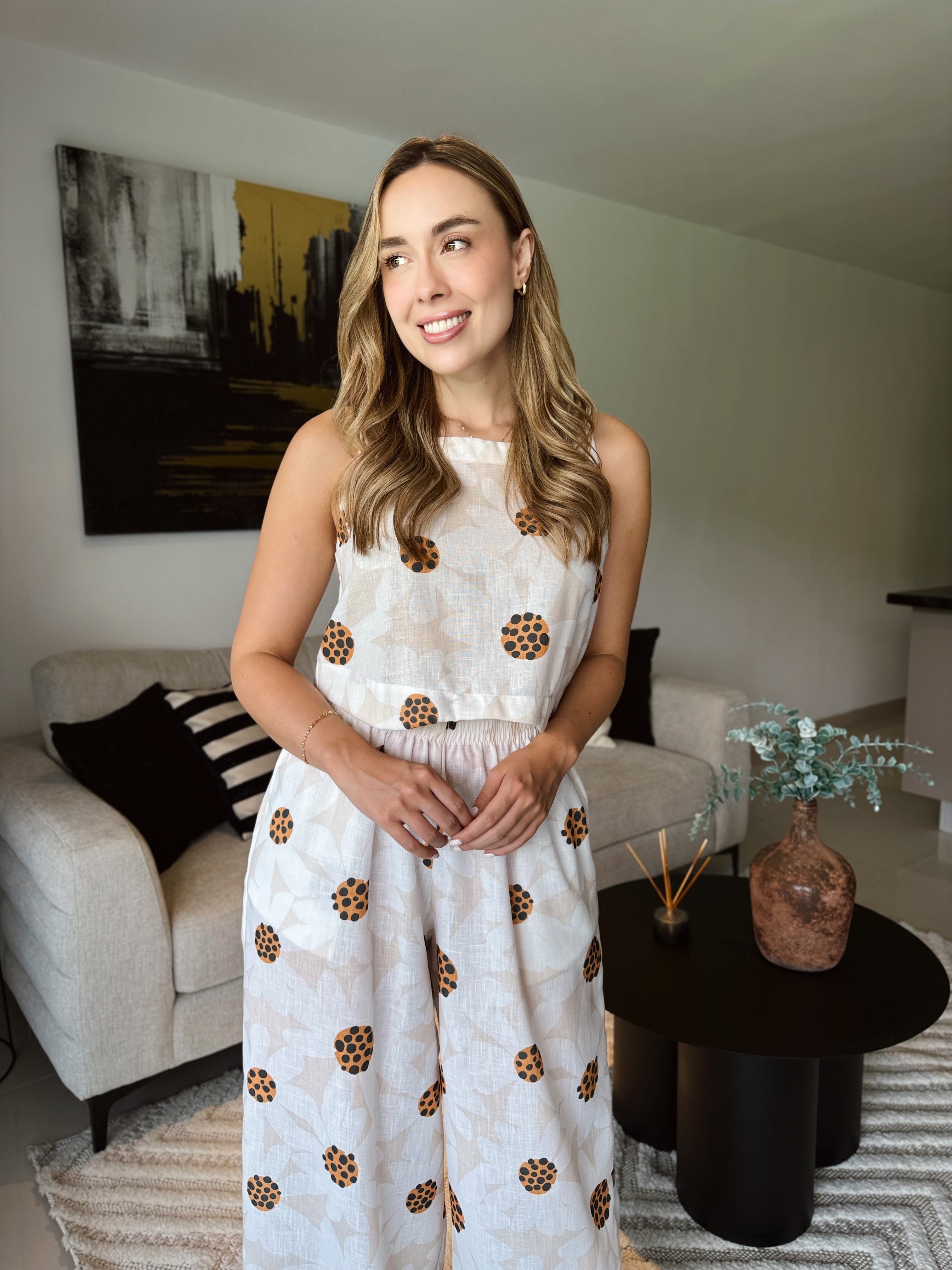 SET AMALFI PRINT GIRASOLES