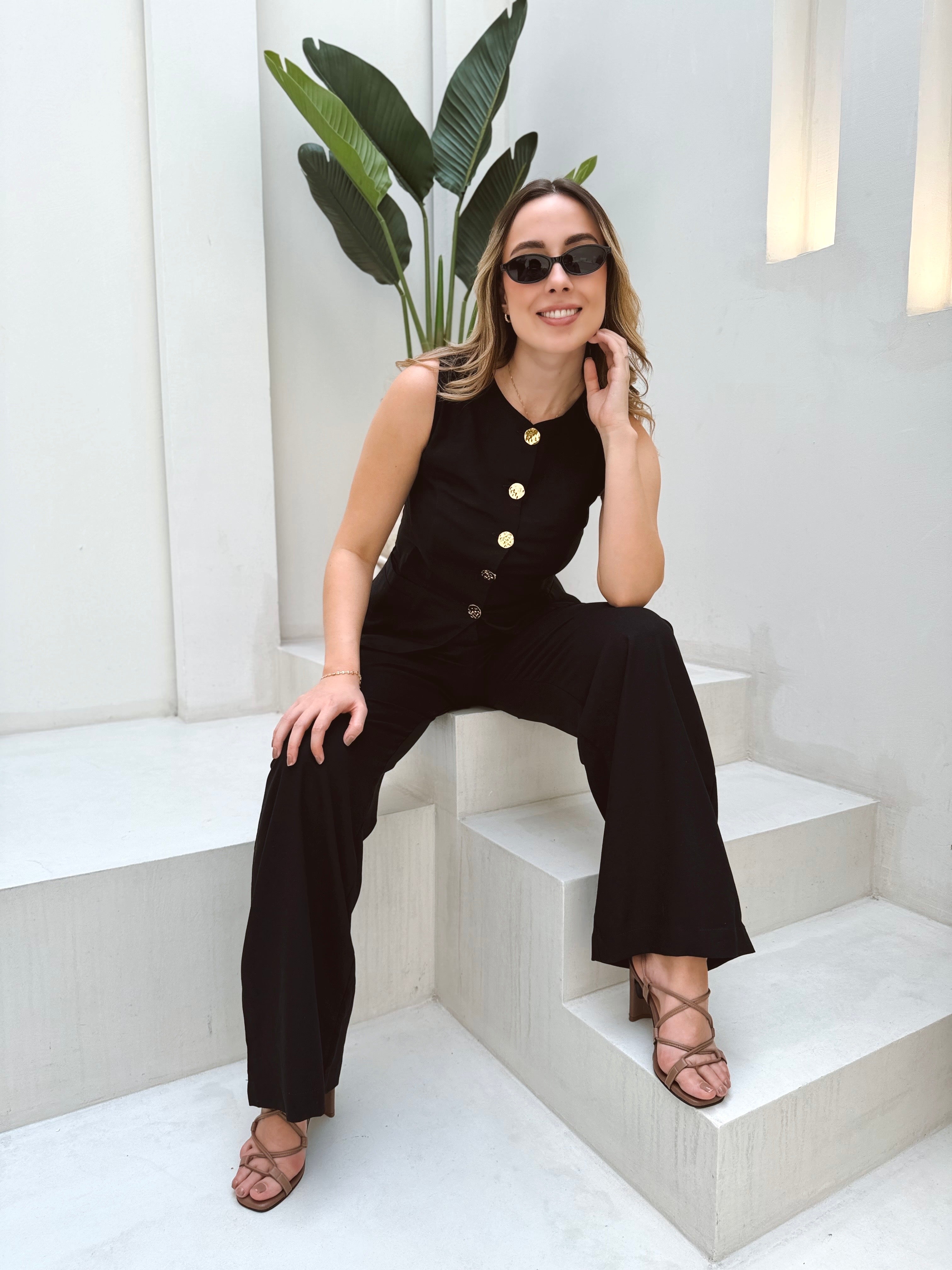 SET MÓNACO PANTALÓN NEGRO