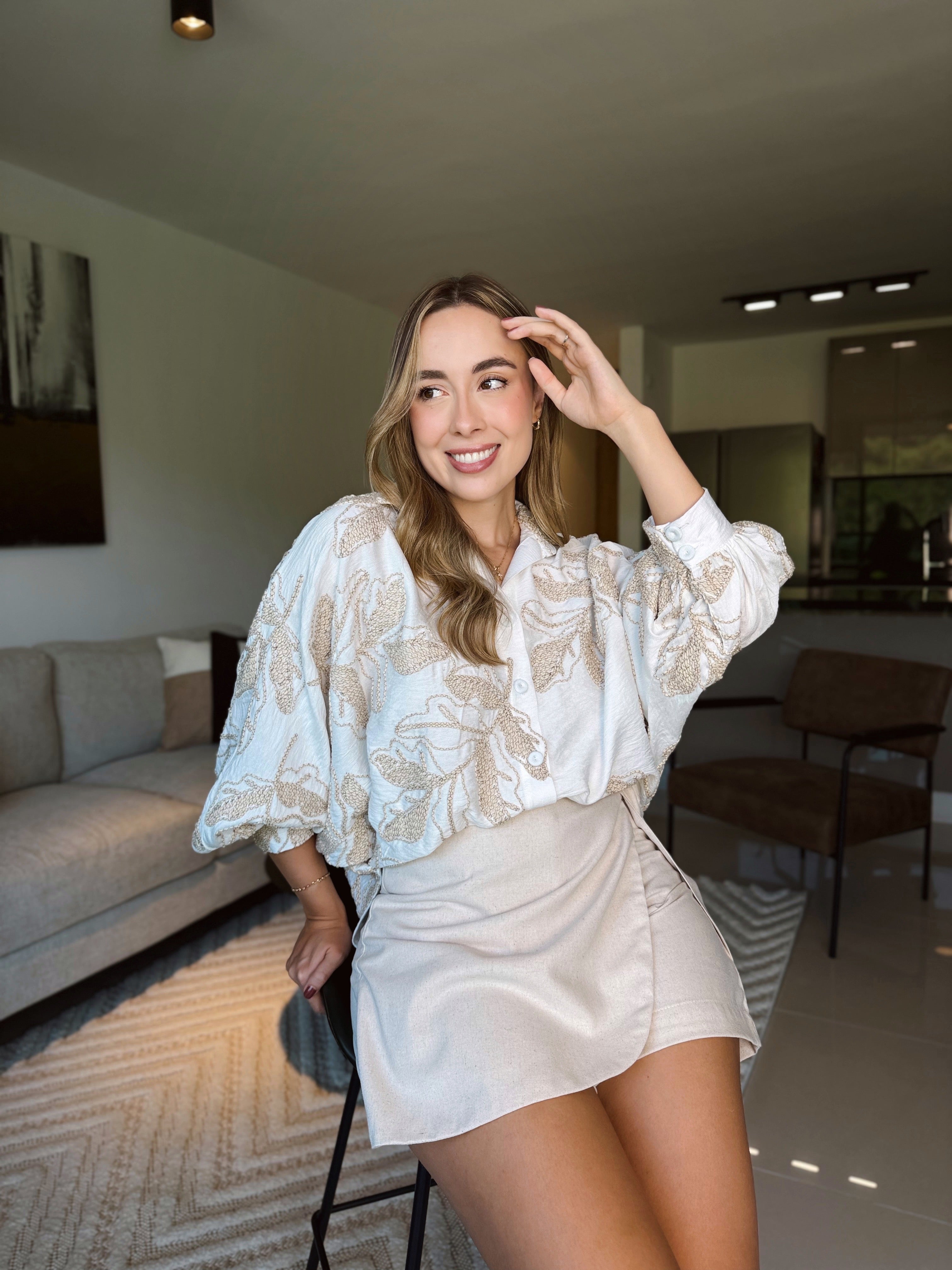 BLUSA MARTINA BORDADO BLANCA