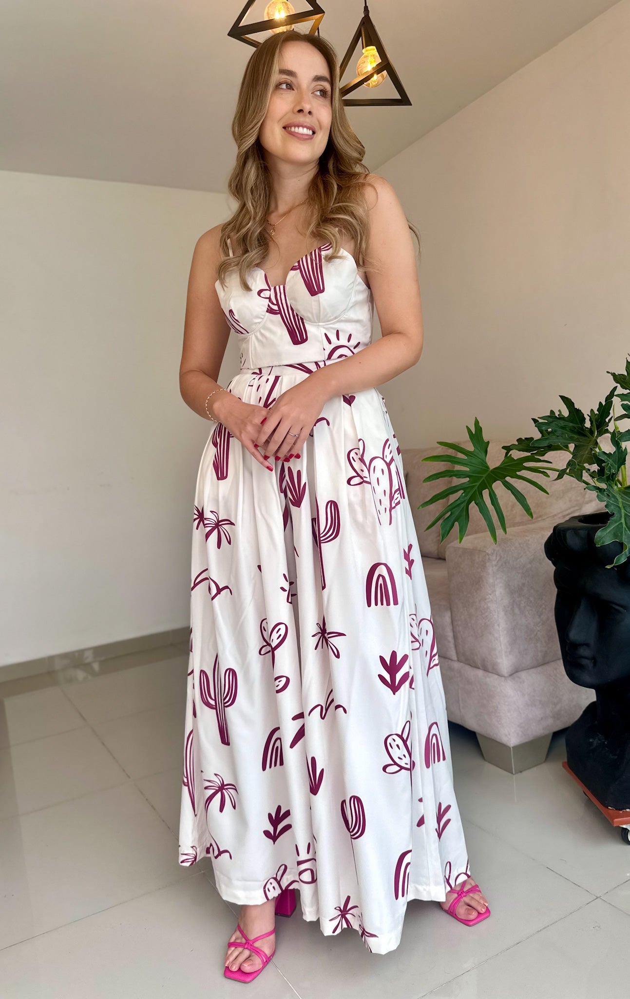 SET POSITANO CACTUS VINO