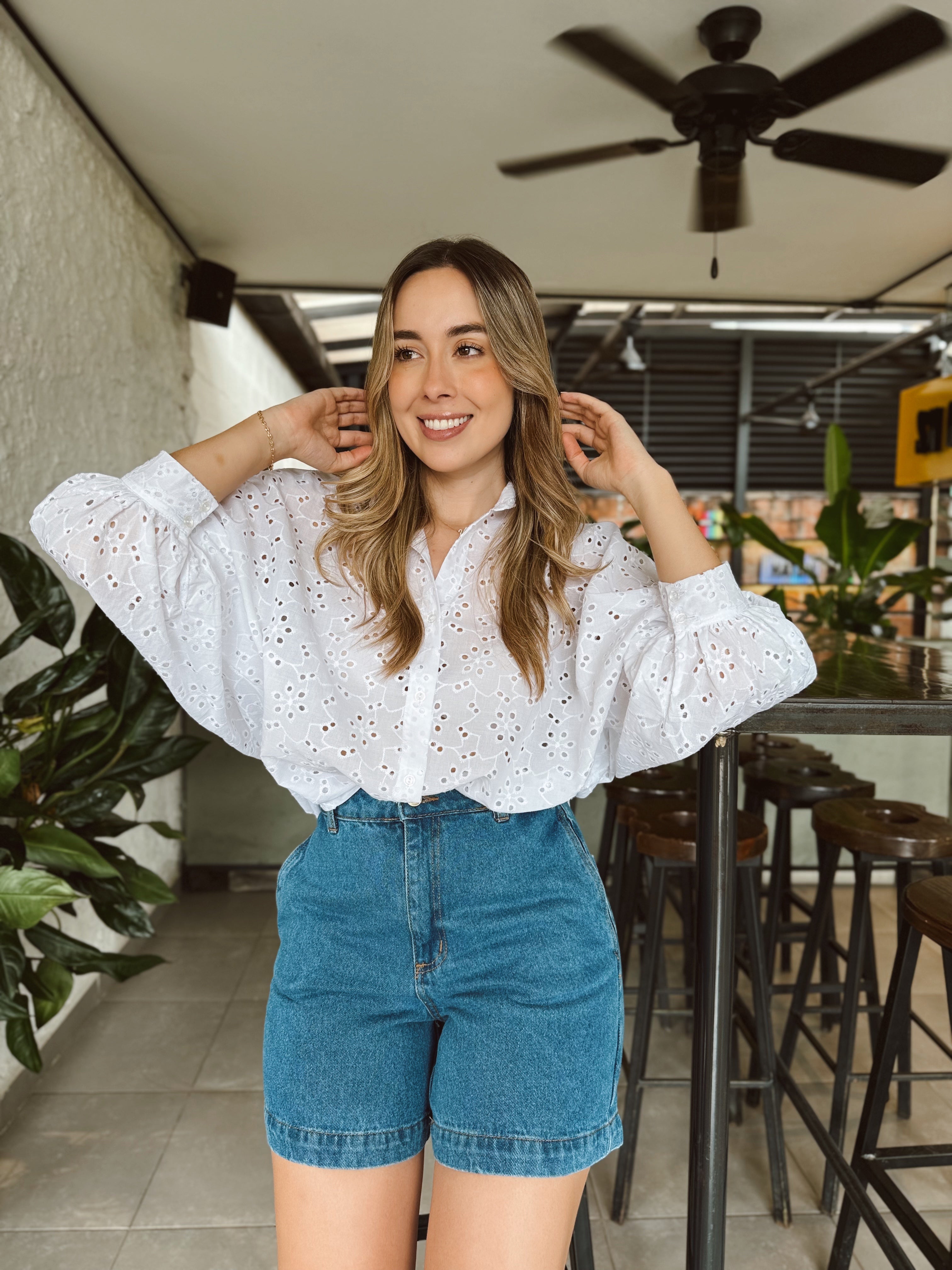 SHORT LISBOA DENIM