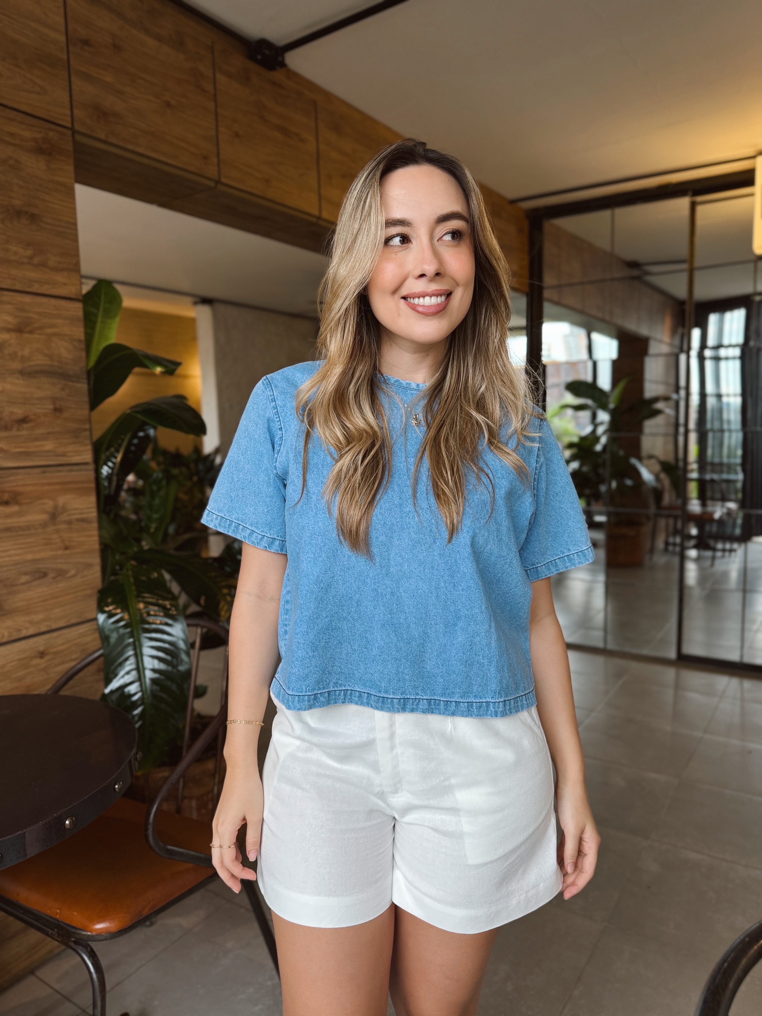 BLUSA BELÉN DENIM