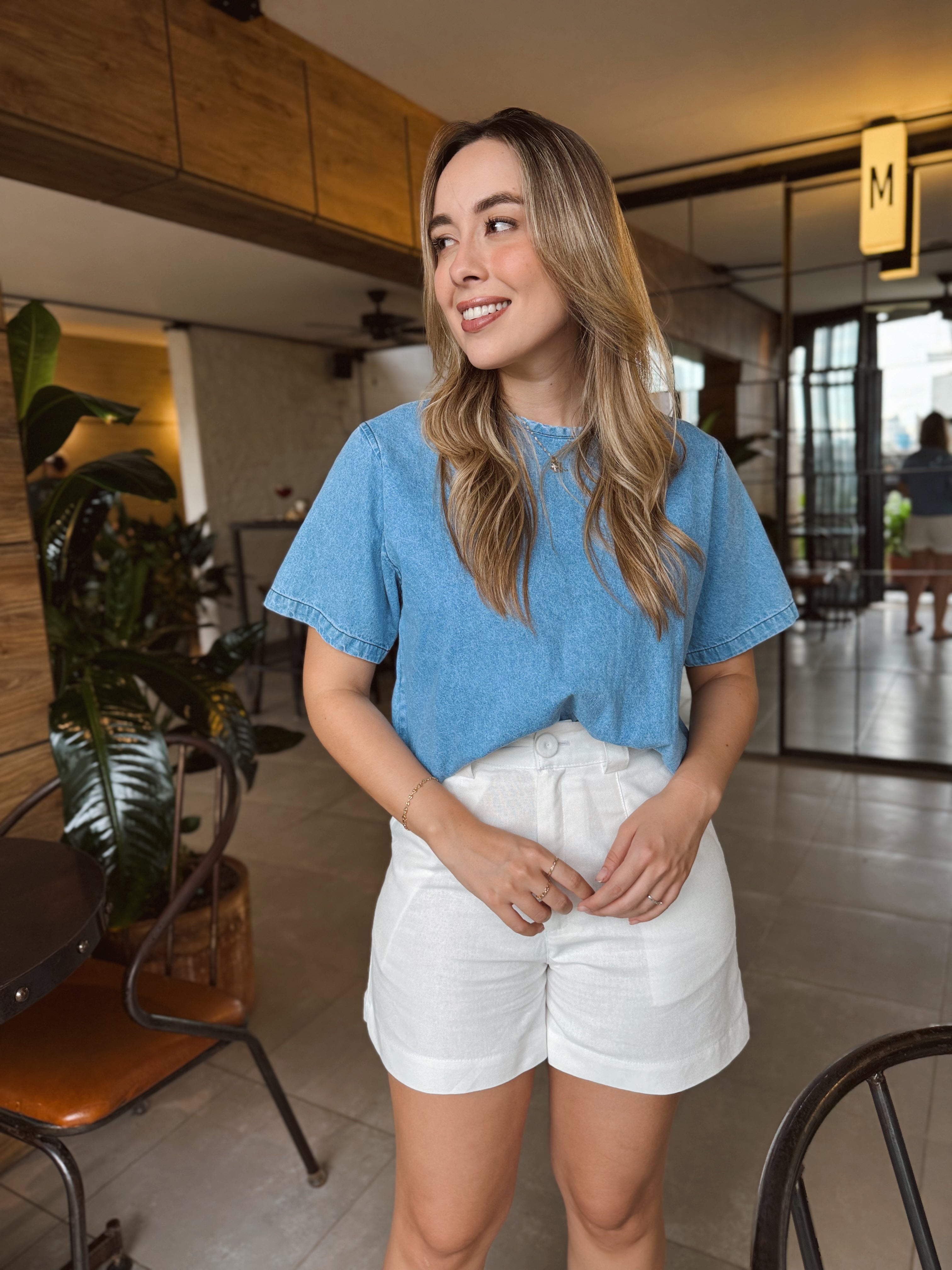 BLUSA BELÉN DENIM