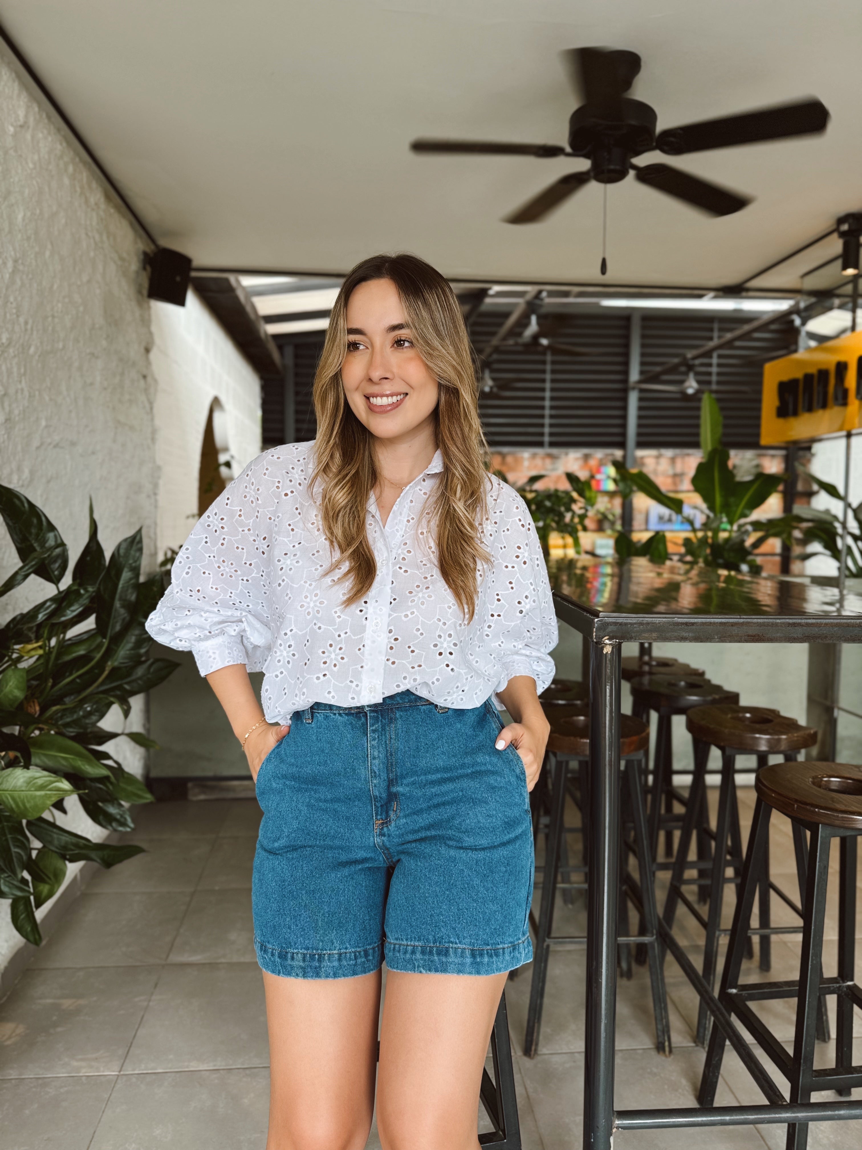 SHORT LISBOA DENIM