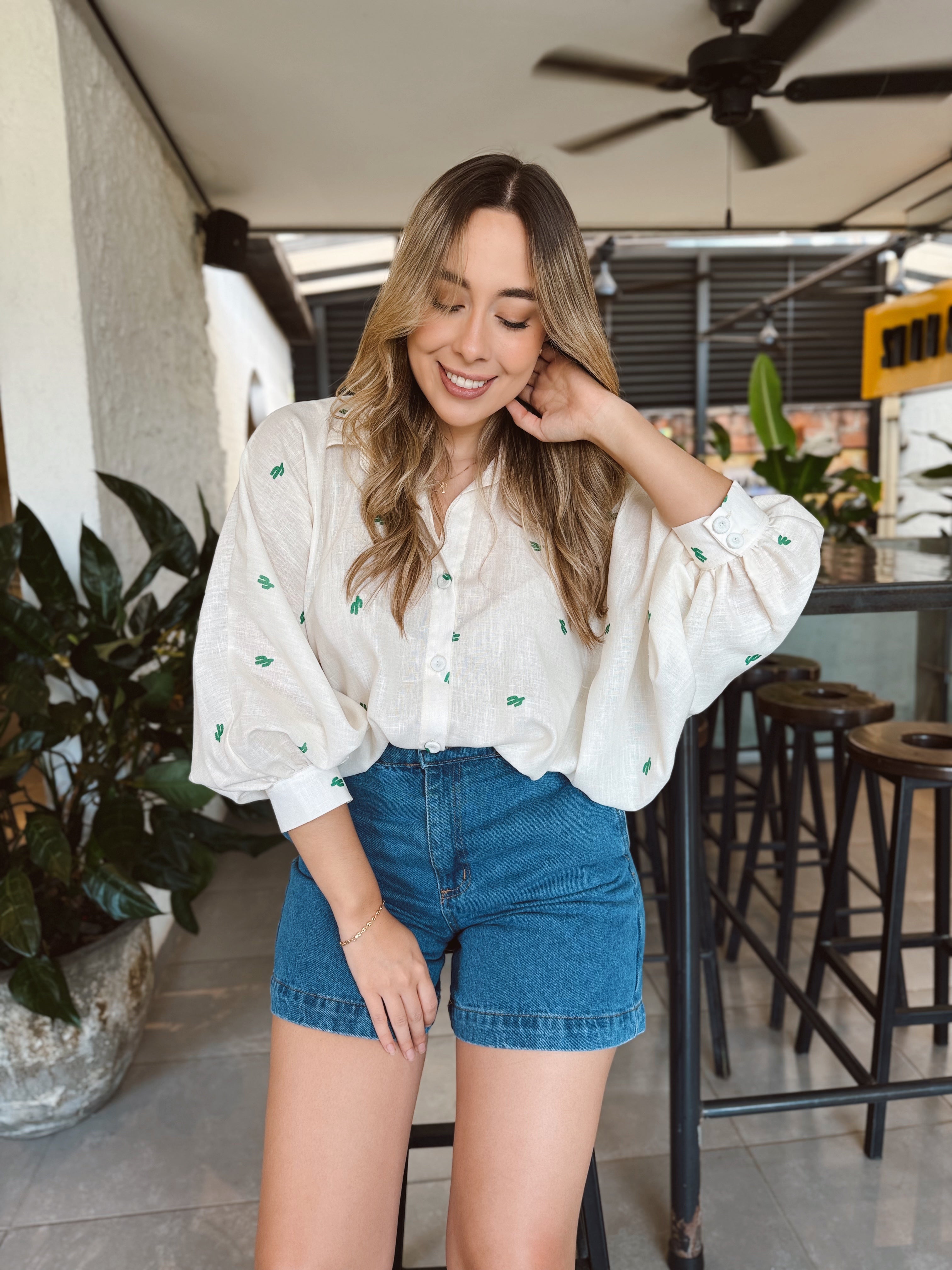 BLUSA MARTINA PRINT CACTUS