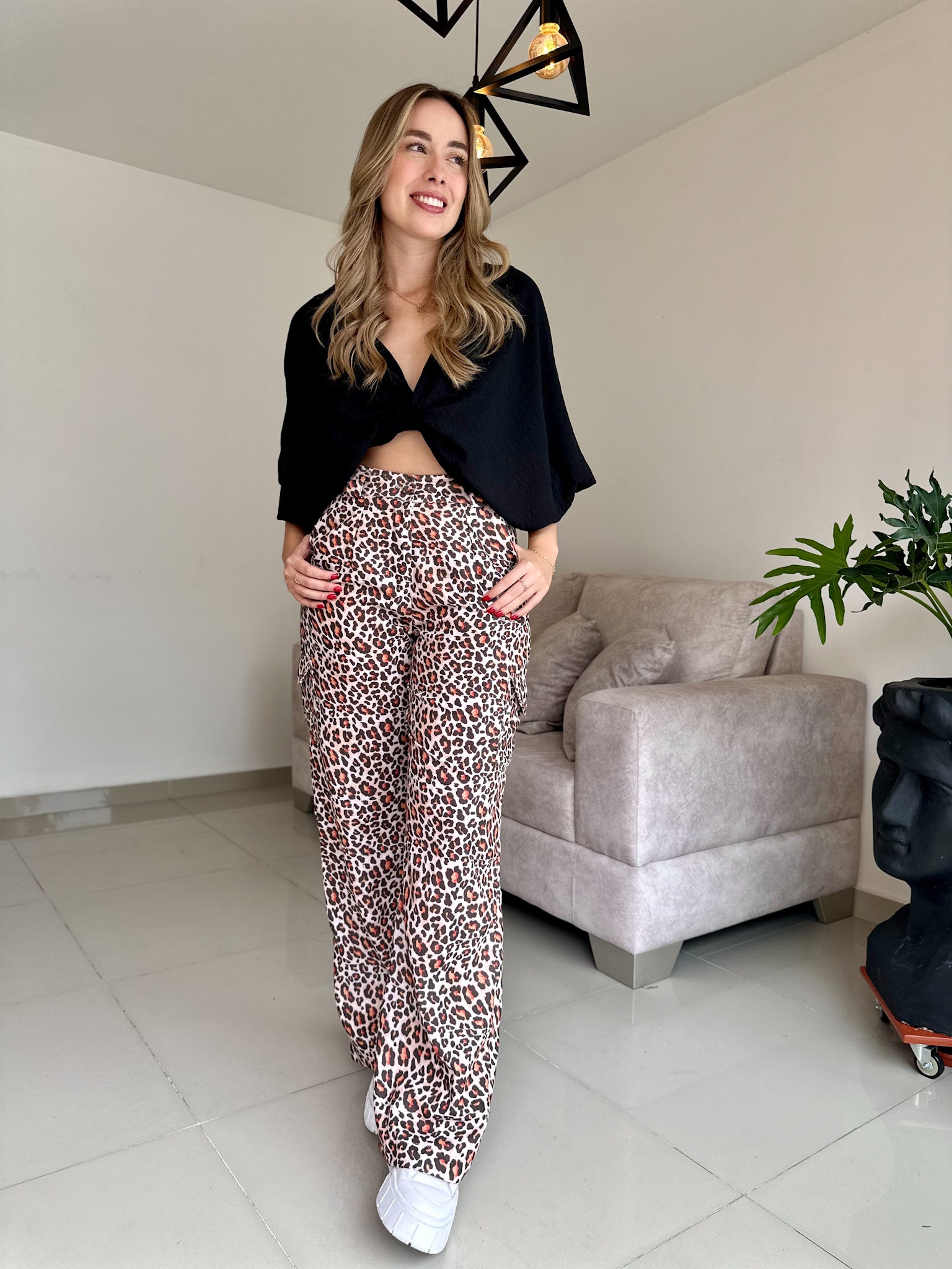 PANTALON VICTORIA ANIMAL PRINT