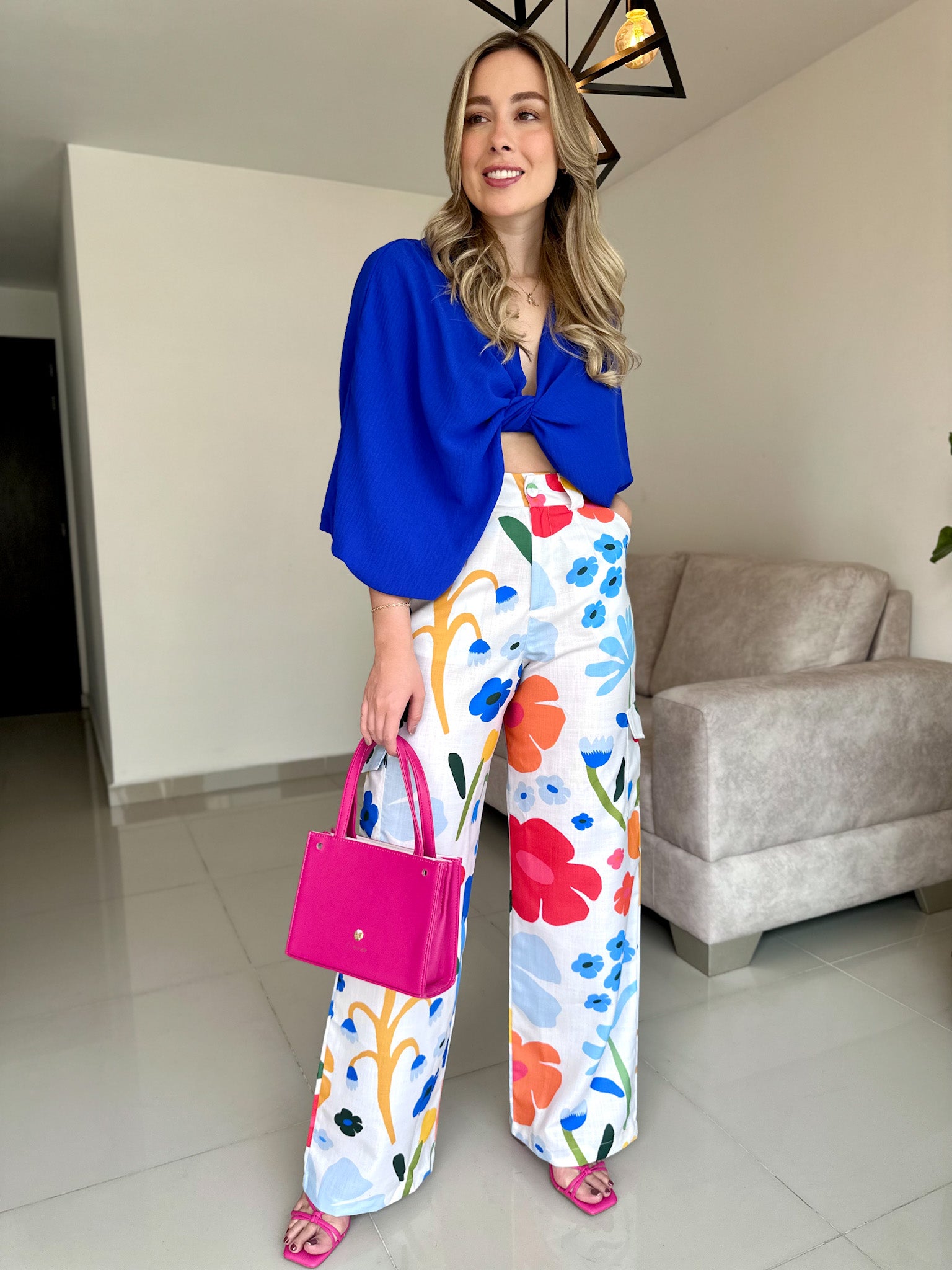 PANTALON VICTORIA PRINT FLORES