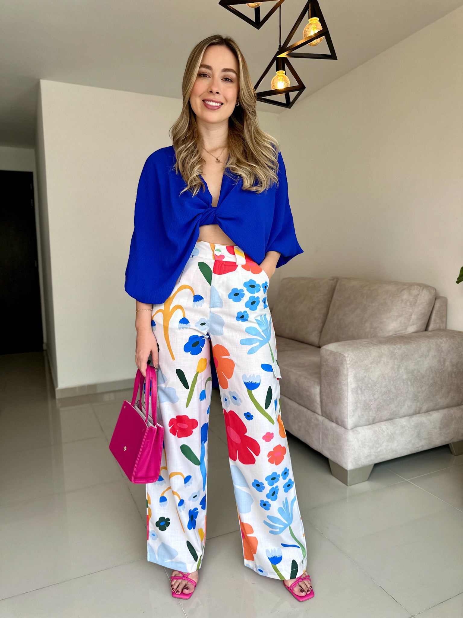 PANTALON VICTORIA PRINT FLORES