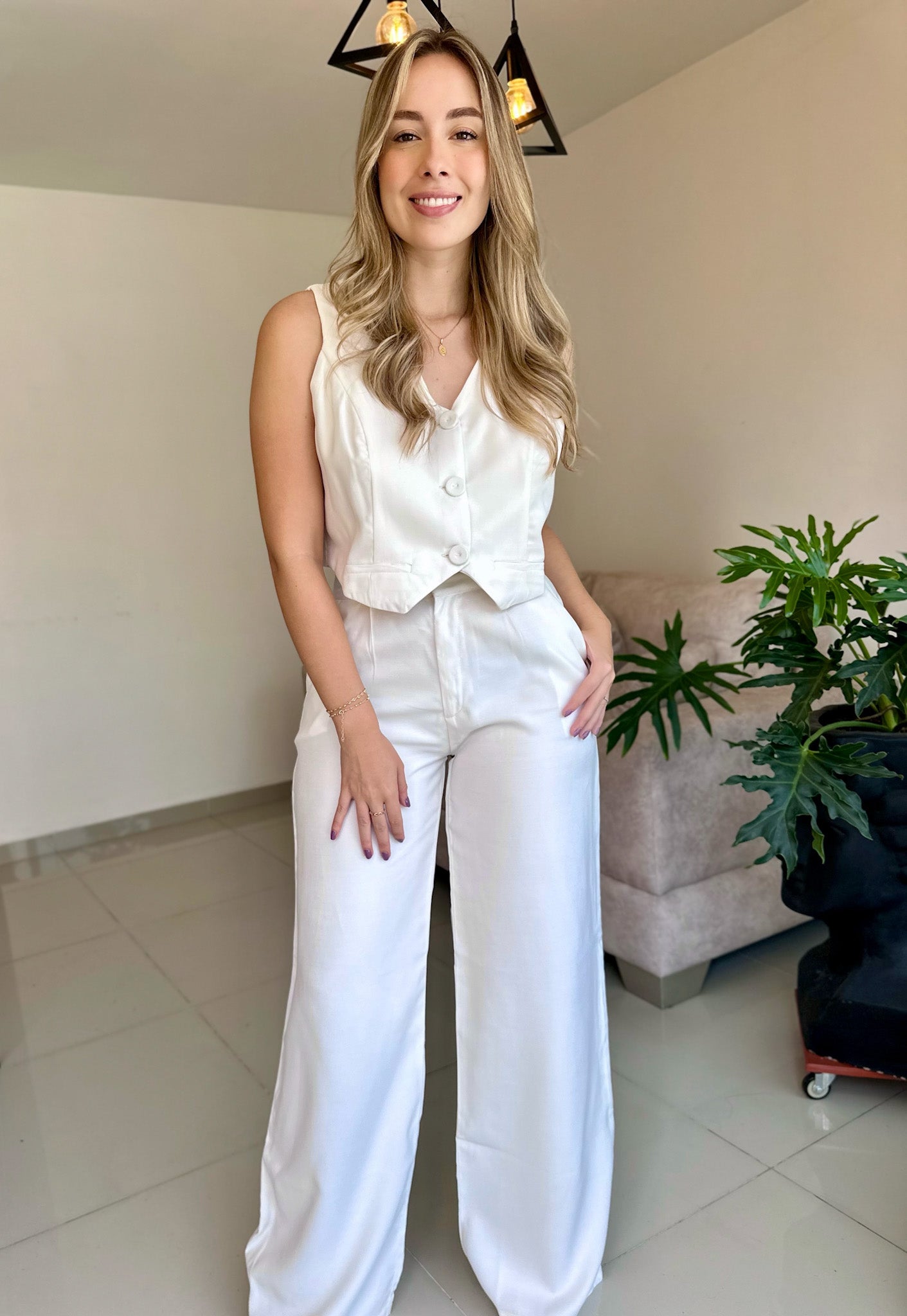 PANTALON LUPE BLANCO