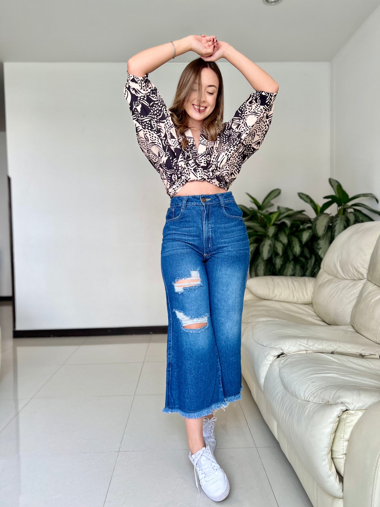 Jeans sale a culotte